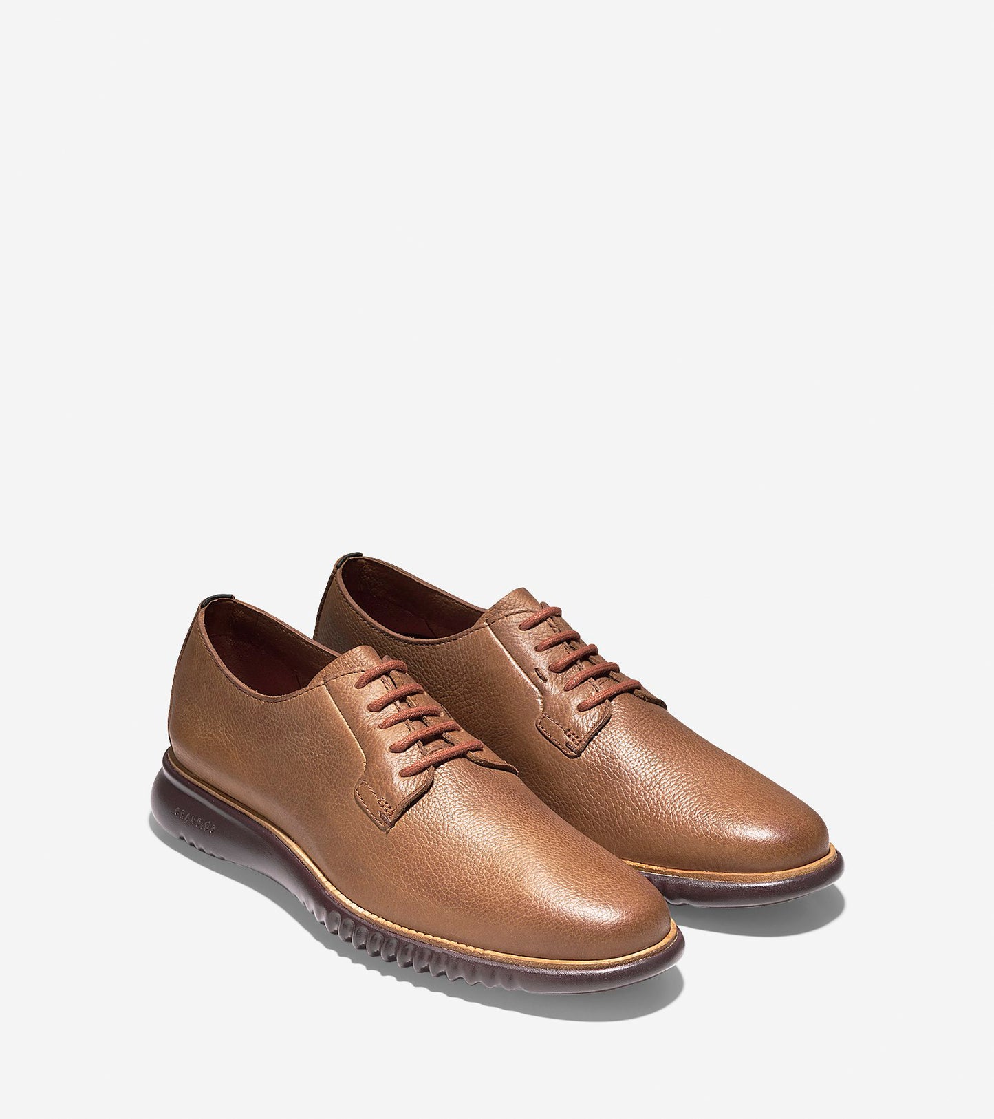 ColeHaan-2.ZERØGRAND Plain Toe Oxford-c26219-Woodbury Leather-dark Roast