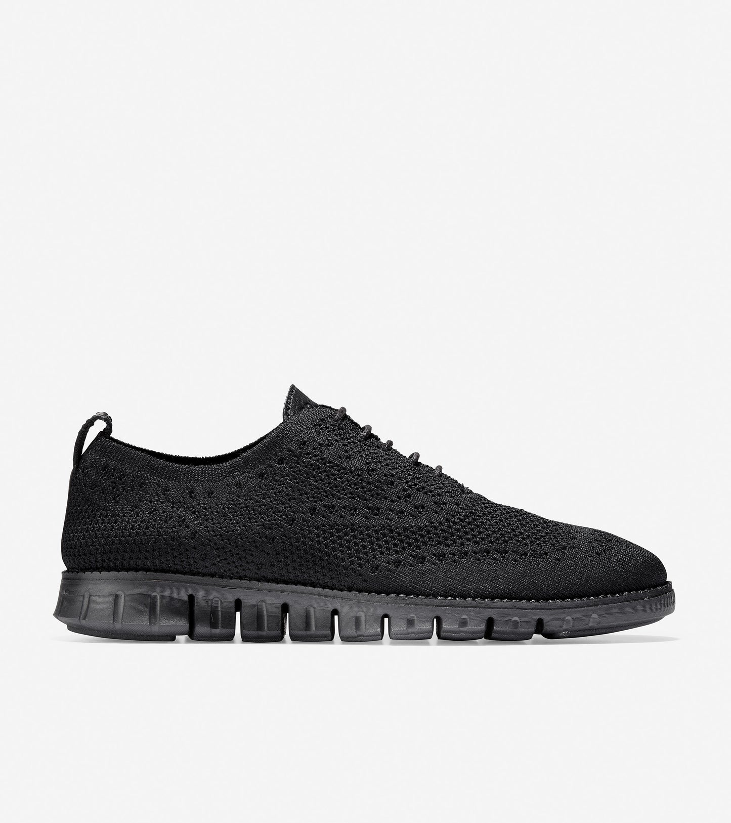 ColeHaan-ZERØGRAND Wingtip Oxford-c26244-Black Knit-black