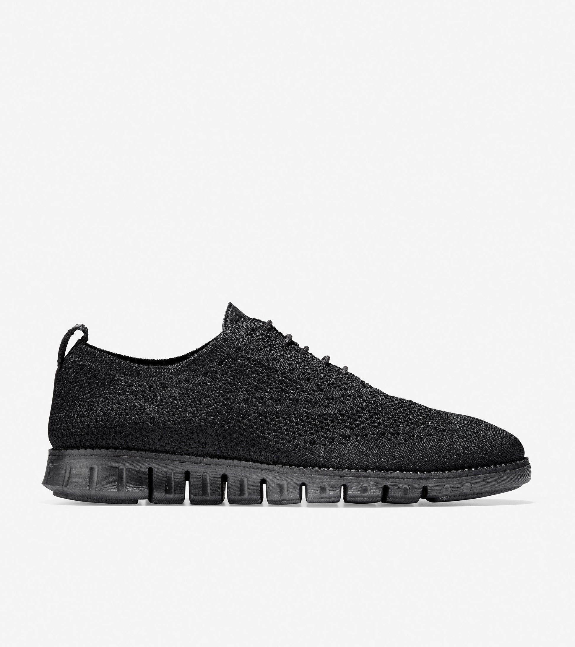 ColeHaan-ZERØGRAND Wingtip Oxford-c26244-Black Knit-black