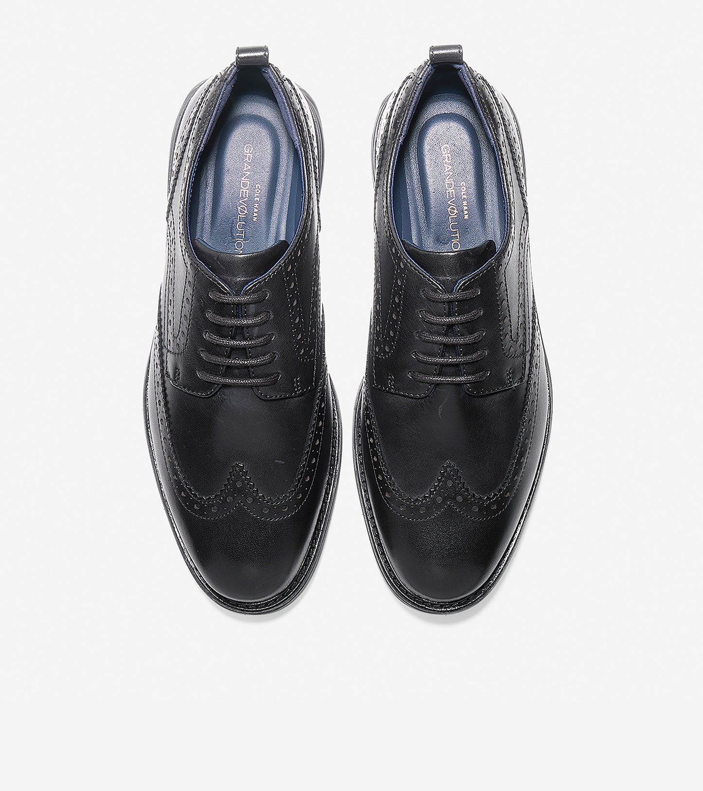 ColeHaan-Grand Evolution Wingtip Oxford-c26306-Black Leather-Black