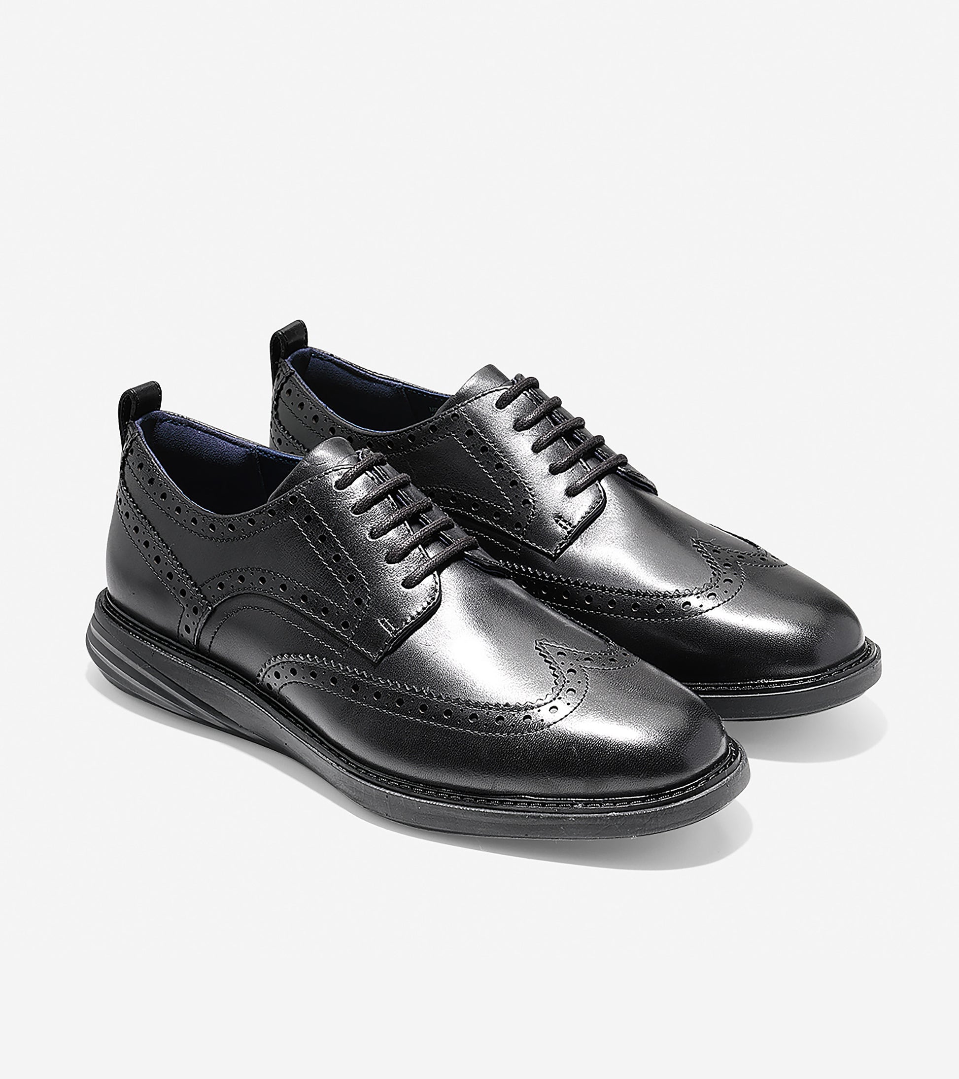 ColeHaan-Grand Evolution Wingtip Oxford-c26306-Black Leather-Black