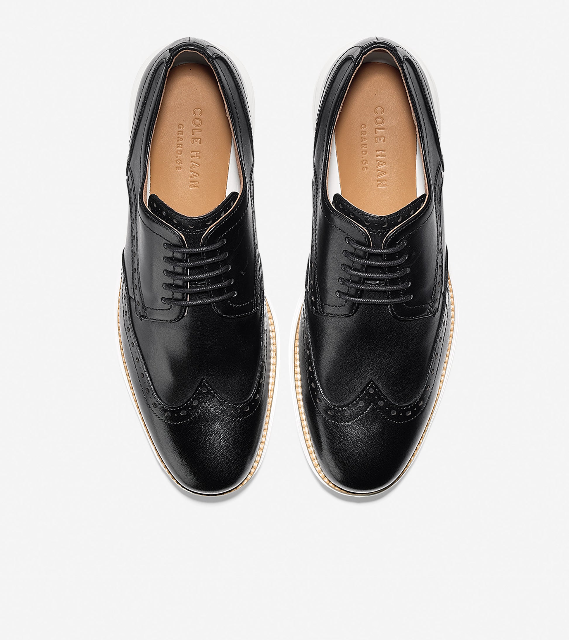 ColeHaan-ØriginalGrand Wingtip Oxford-c26469-Black-White