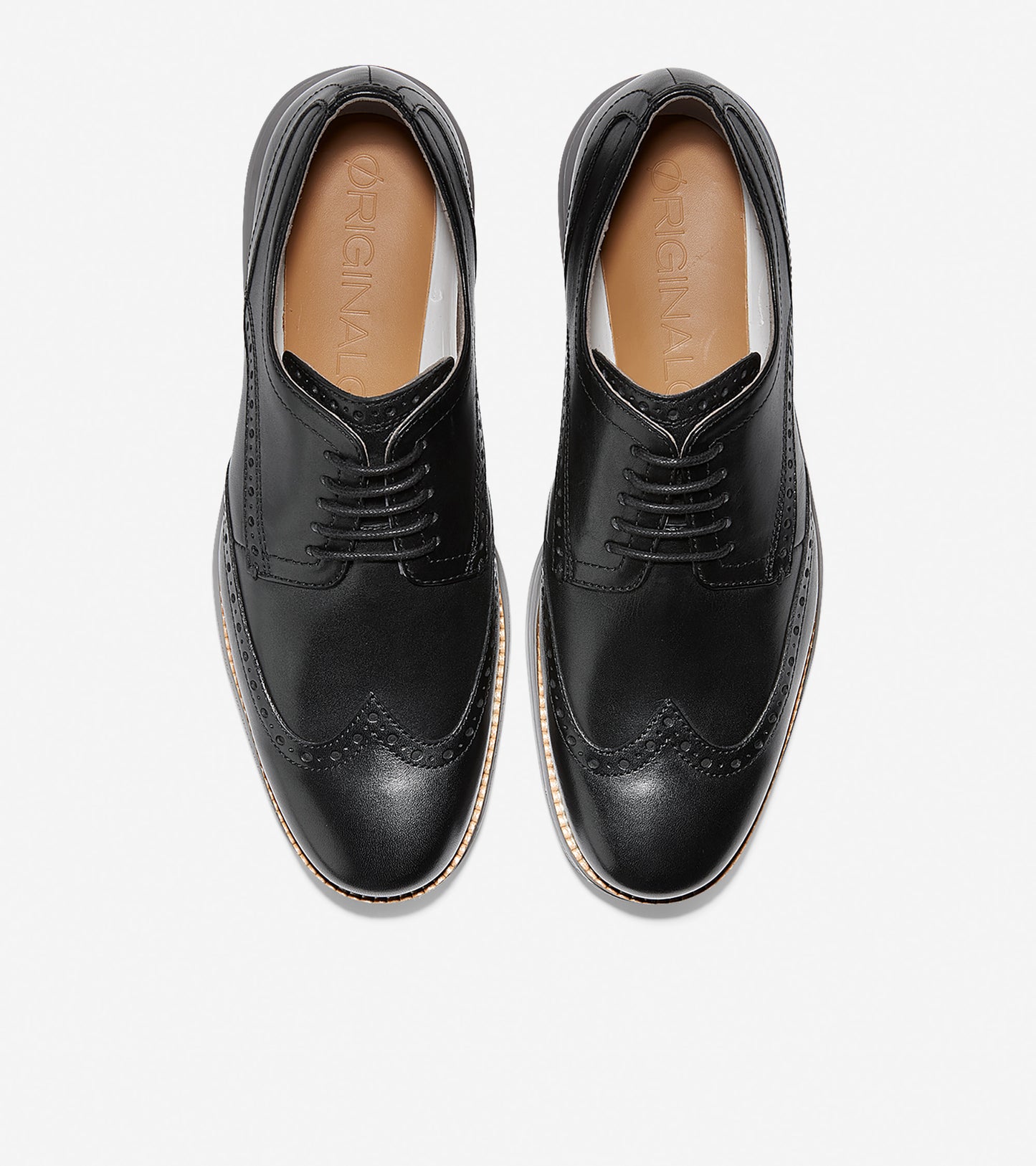 ColeHaan-ØriginalGrand Wingtip Oxford-c26470-Black Leather-ironstone