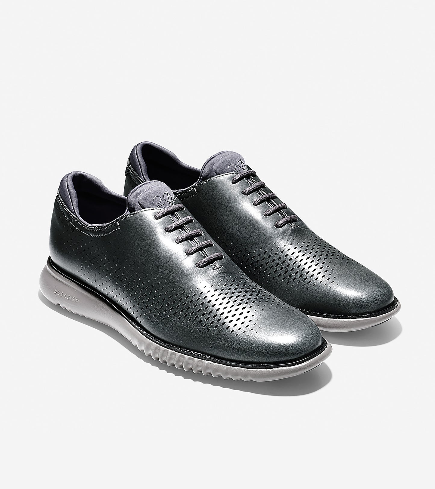 ColeHaan-2.ZERØGRAND Lined Laser Wingtip Oxford-c26658-Grey Leather