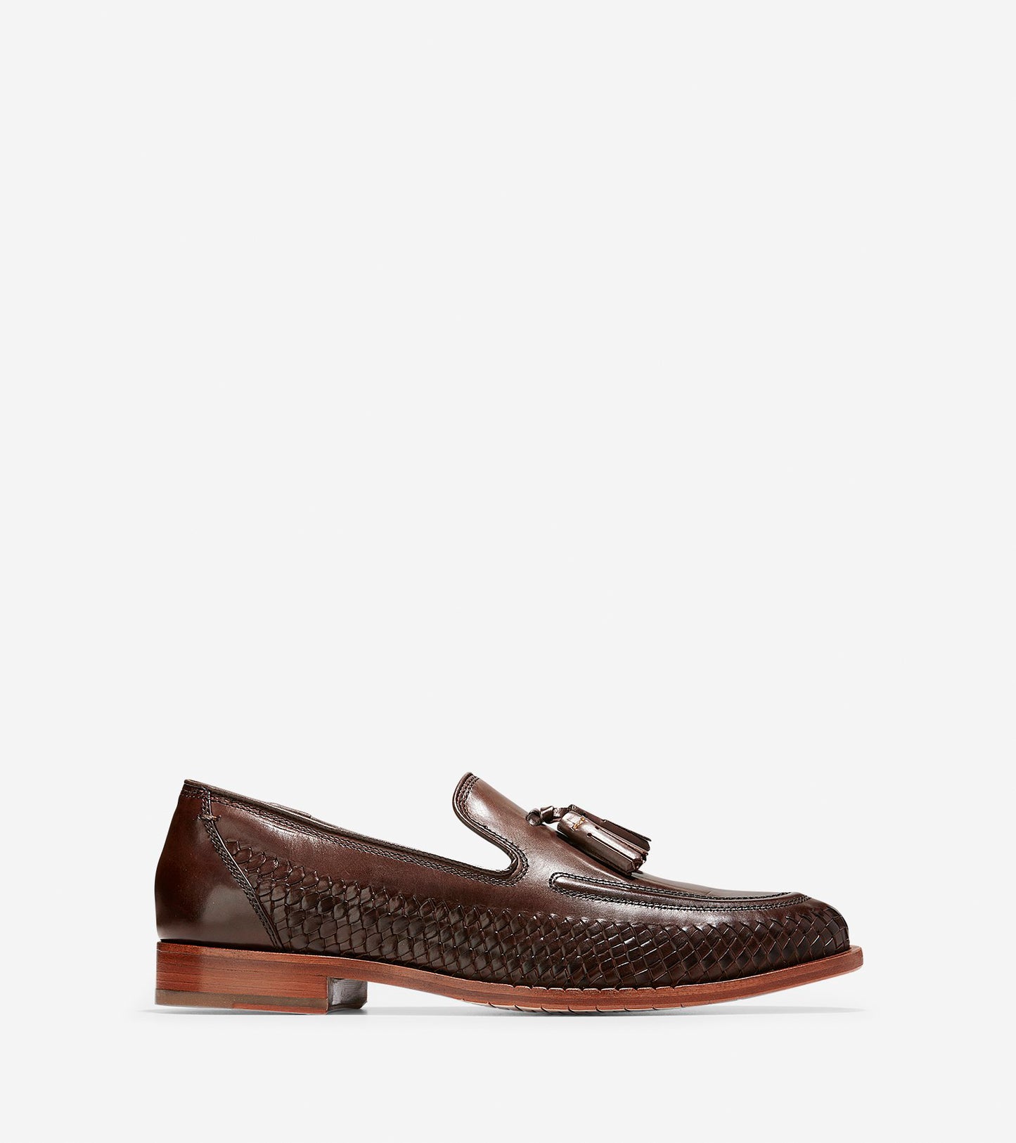 ColeHaan-Washington Grand Tassel Loafer-c26731-Burnt Umber Woven