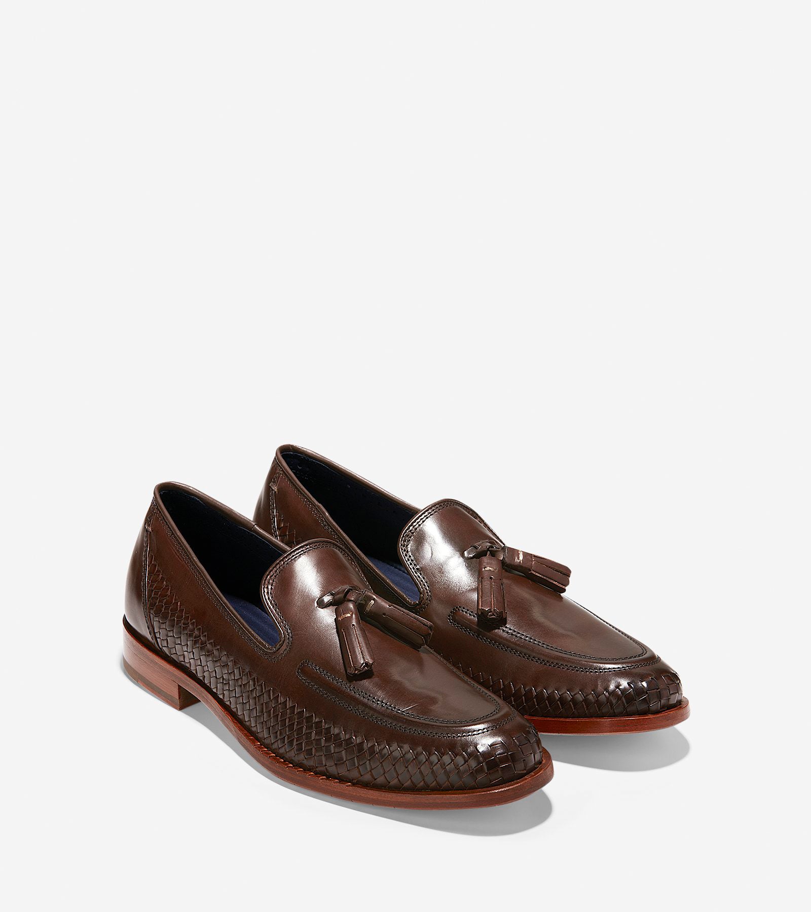 ColeHaan-Washington Grand Tassel Loafer-c26731-Burnt Umber Woven