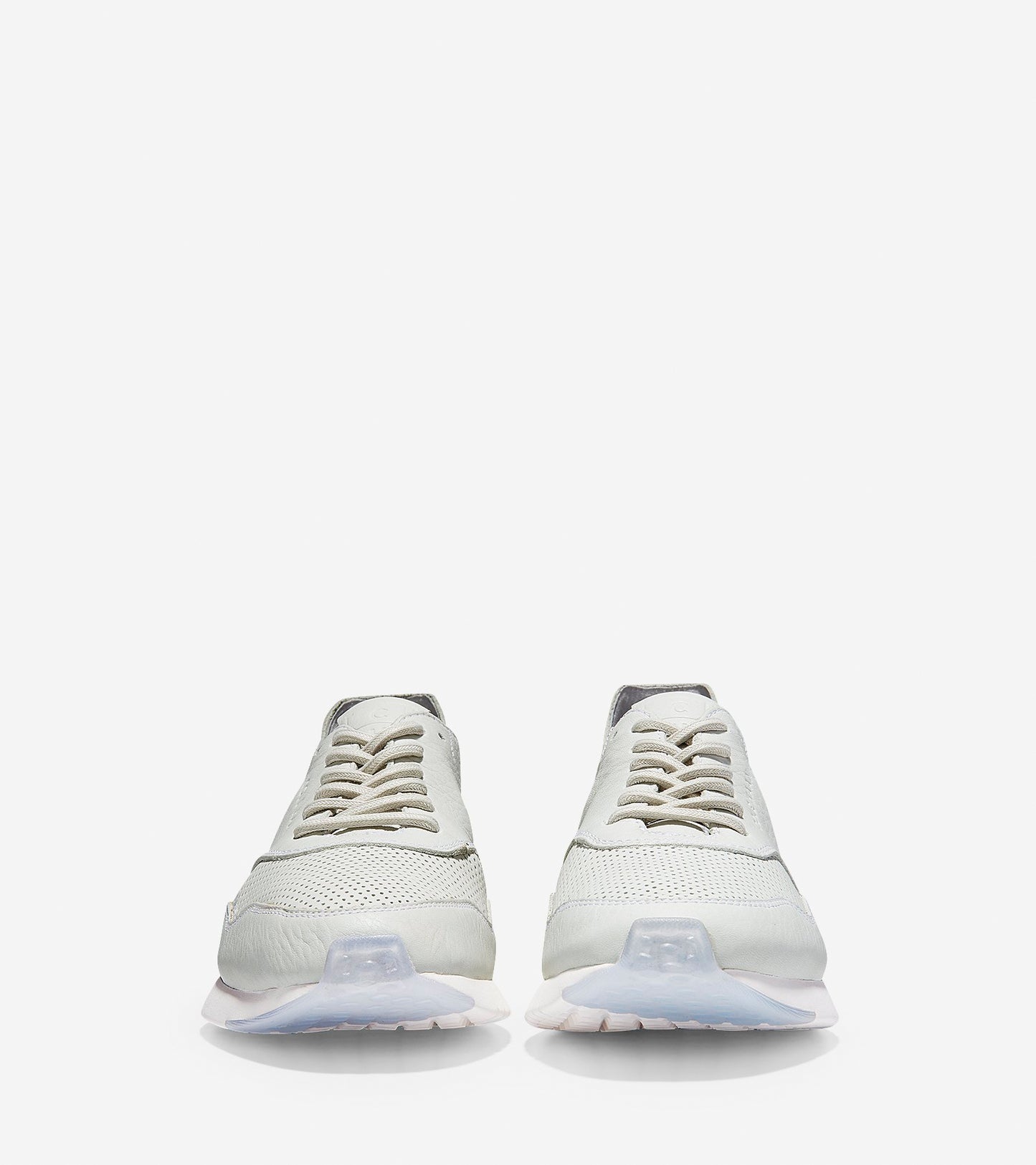 ColeHaan-GrandPrø Running Sneaker-c27275-Chalk Tumbled Perforated Leather