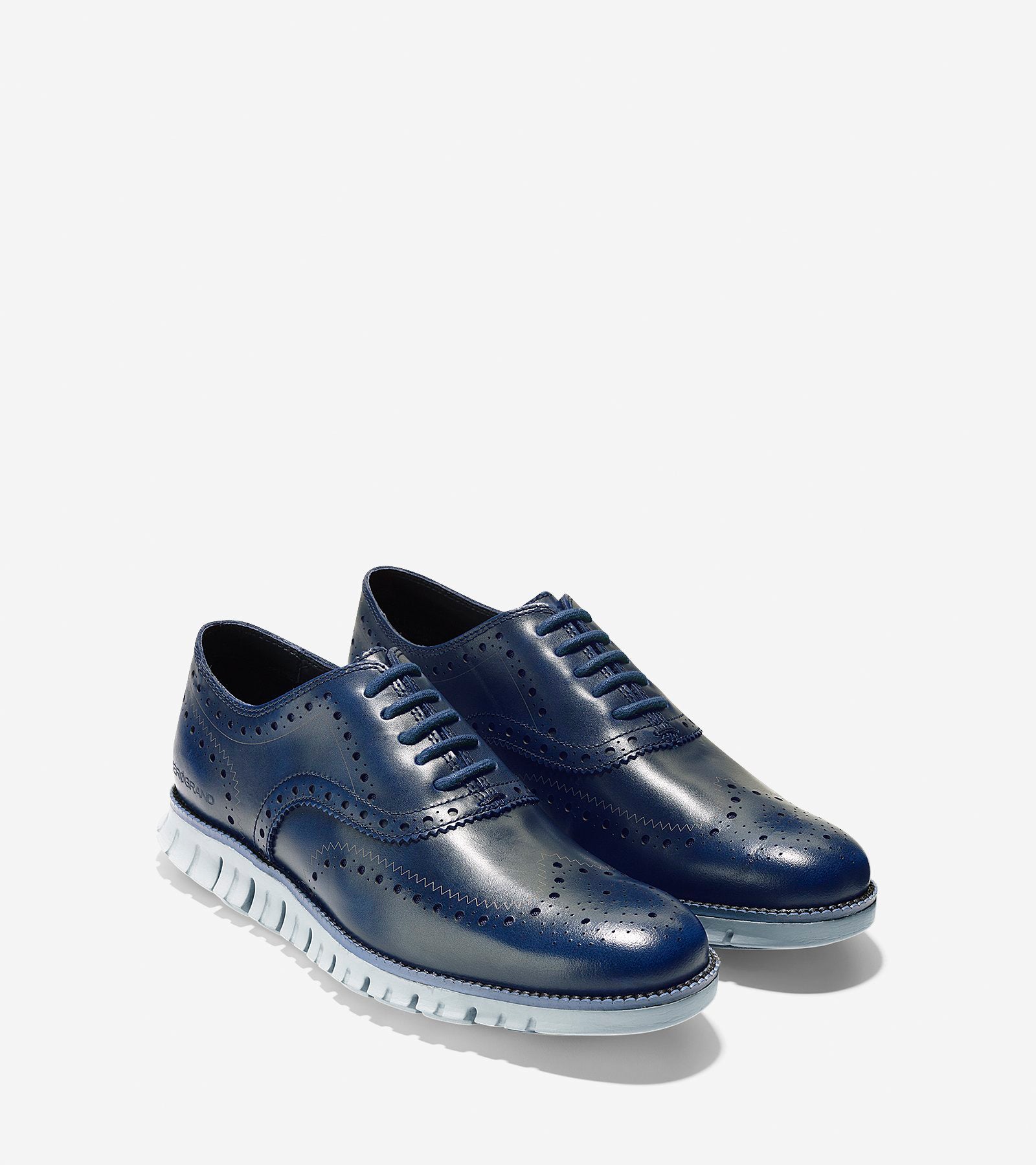 ColeHaan-ZERØGRAND Wingtip Oxford-c27538-Marine Blue Leather-vapor Grey