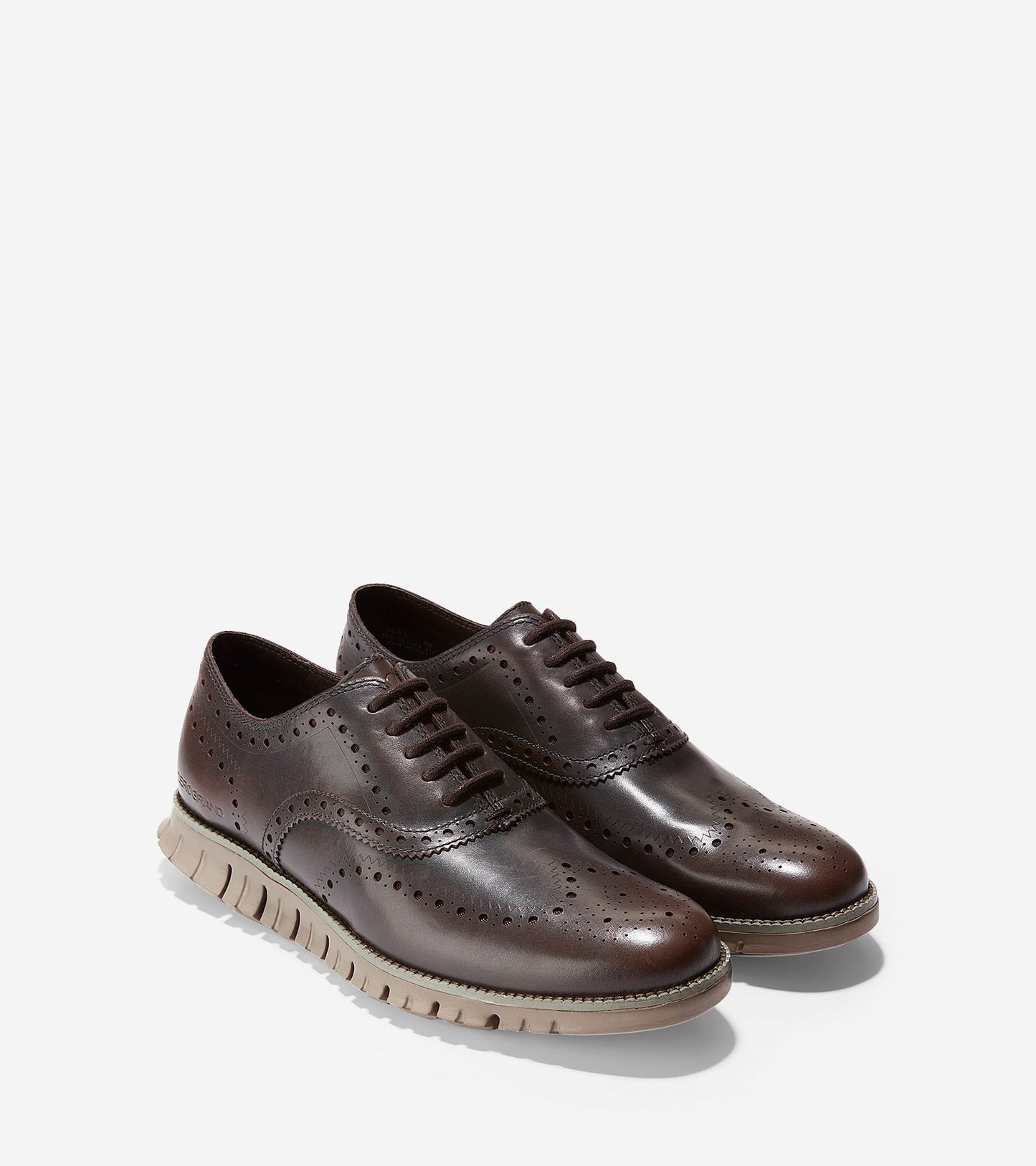 ColeHaan-ZERØGRAND Wingtip Oxford-c27543-Dark Taupe-cobblestone