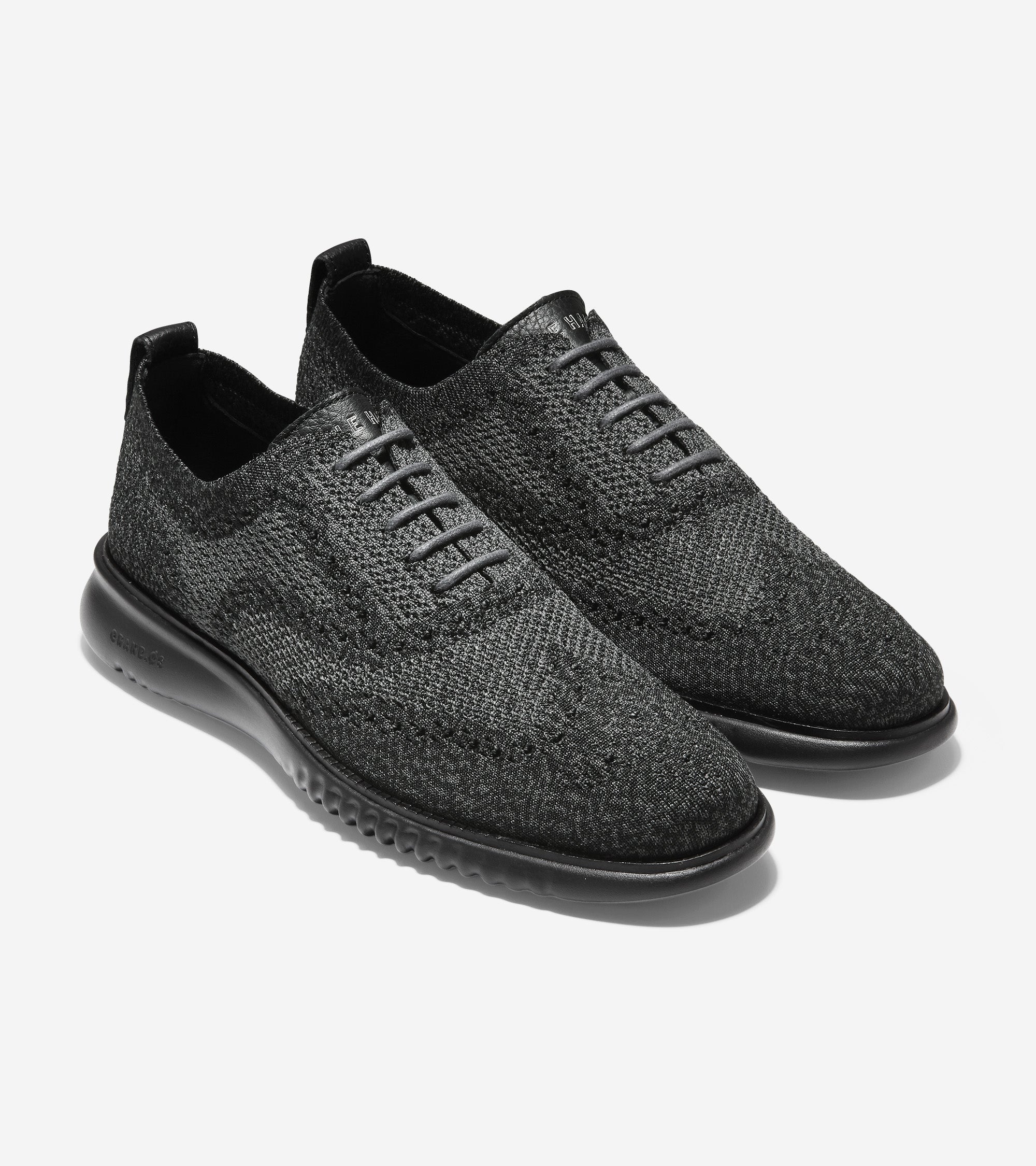 2.ZEROGRAND Wingtip Oxford C27563 BLACK MAGNET STITCHLITE Cole Haan Saudi Arabia