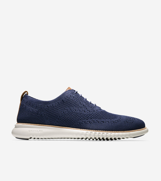 ColeHaan-2.ZERØGRAND Wingtip Oxford-c27569-Marine Blue Stitchlite™-Grey