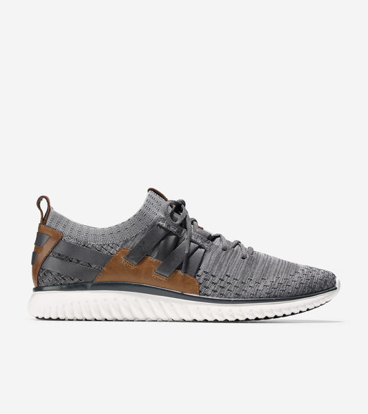 ColeHaan-GrandMøtion Woven Sneaker-c27734-Magnet-Ironstone Stitchlite™