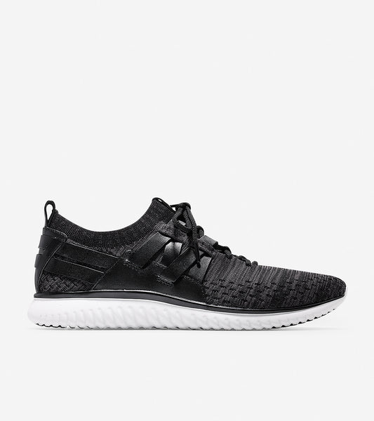 ColeHaan-GrandMøtion Woven Sneaker-c27736-Magnet-black Knit