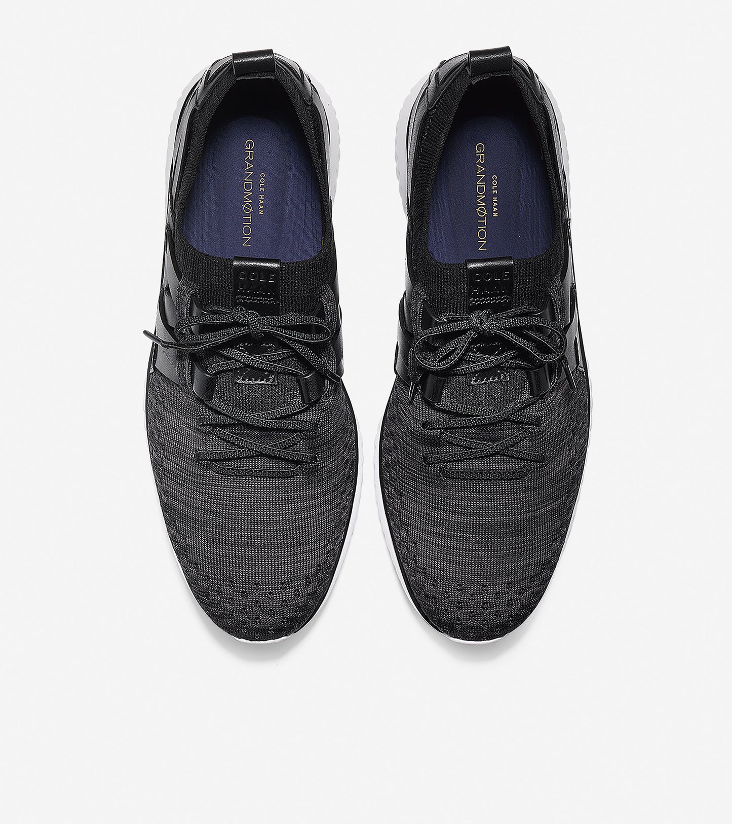 ColeHaan-GrandMøtion Woven Sneaker-c27736-Magnet-black Knit