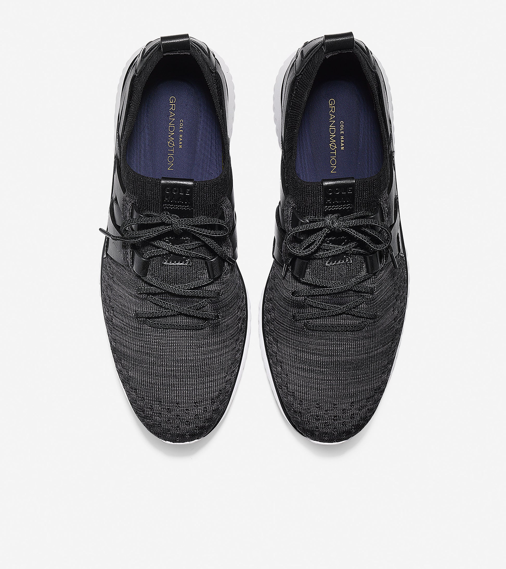 ColeHaan-GrandMøtion Woven Sneaker-c27736-Magnet-black Knit