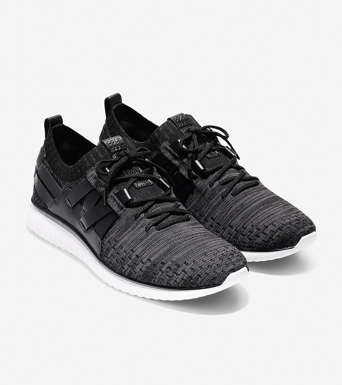 ColeHaan-GrandMøtion Woven Sneaker-c27736-Magnet-black Knit