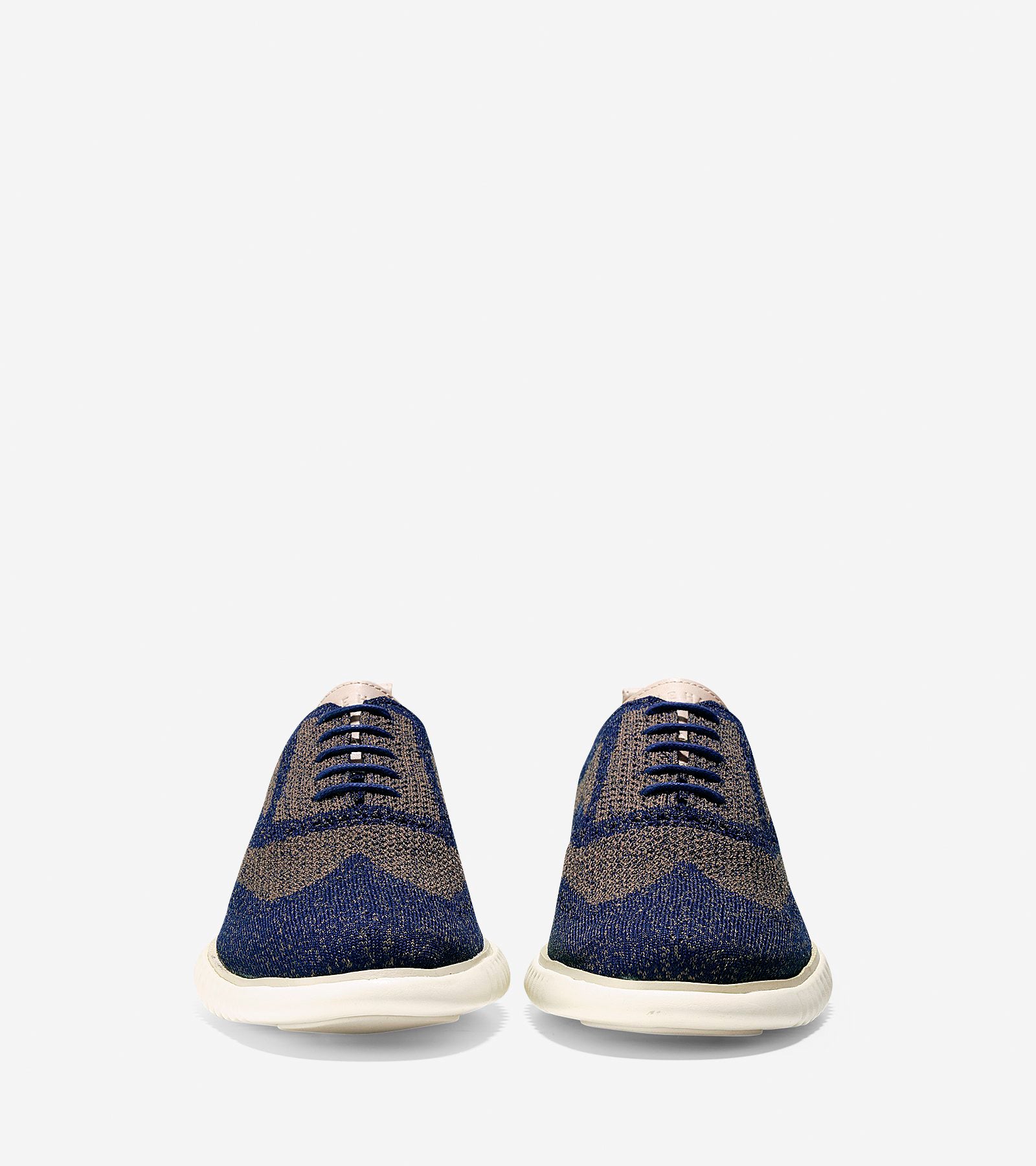 ColeHaan-2.ZERØGRAND Wingtip Oxford-c27880-Marine Blue-Morel Spectator Knit