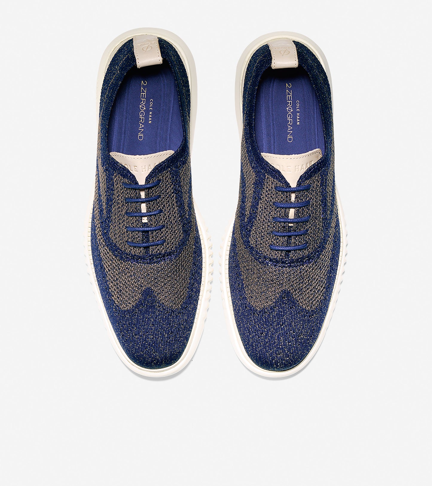 ColeHaan-2.ZERØGRAND Wingtip Oxford-c27880-Marine Blue-Morel Spectator Knit