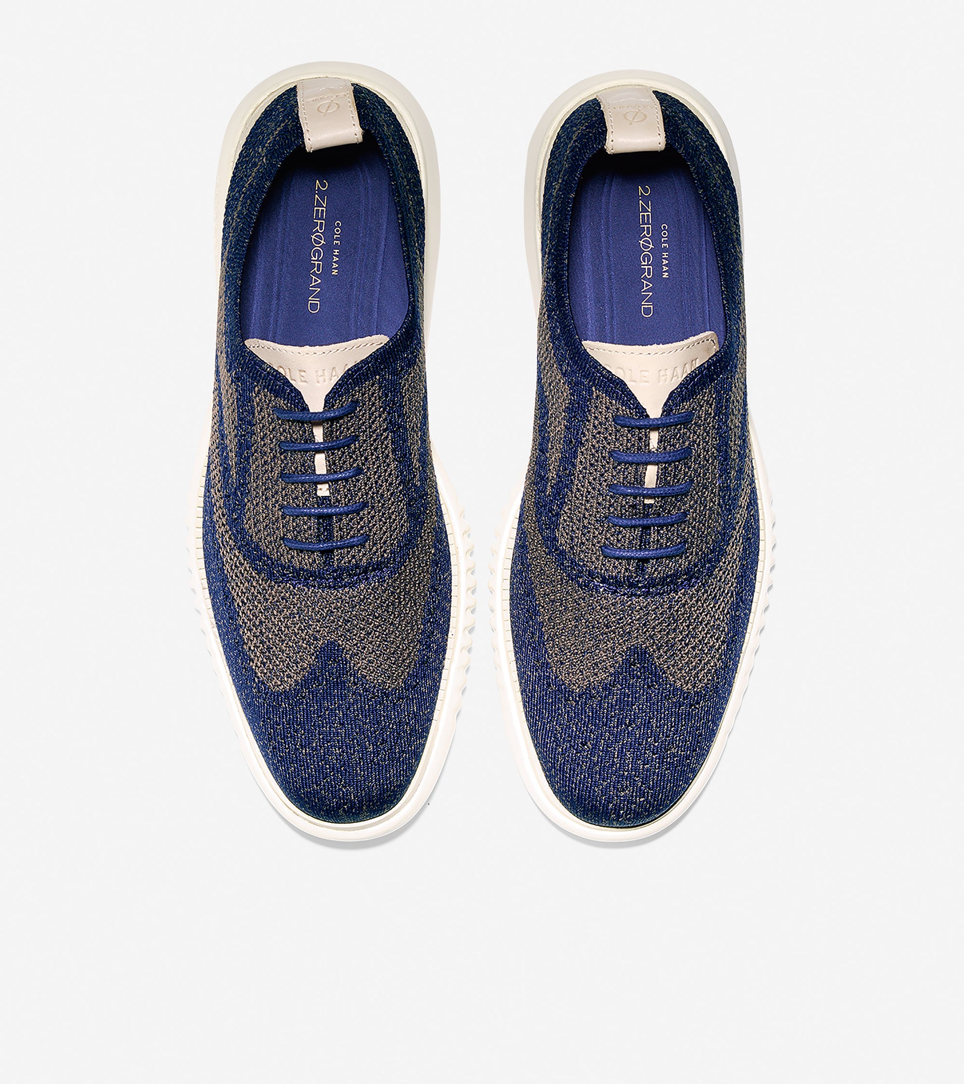 ColeHaan-2.ZERØGRAND Wingtip Oxford-c27880-Marine Blue-Morel Spectator Knit