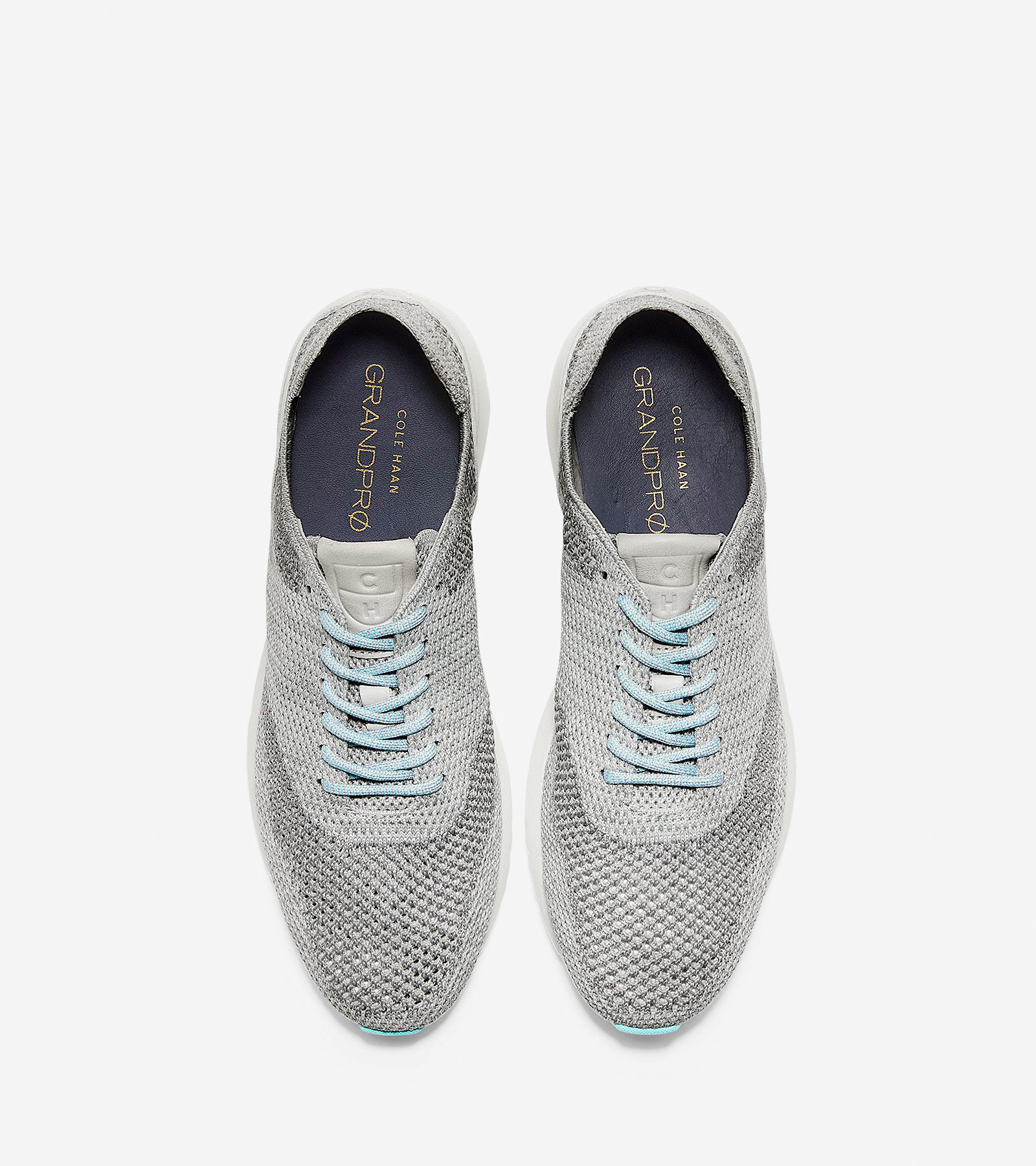 ColeHaan-GrandPrø Running Sneaker-c27920-Vapor Gray-bluefish Knit