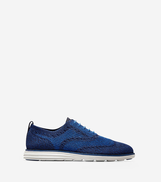 ColeHaan-ØriginalGrand Wingtip Oxford-c28446-Marine Blue Stitchlite™-Dove