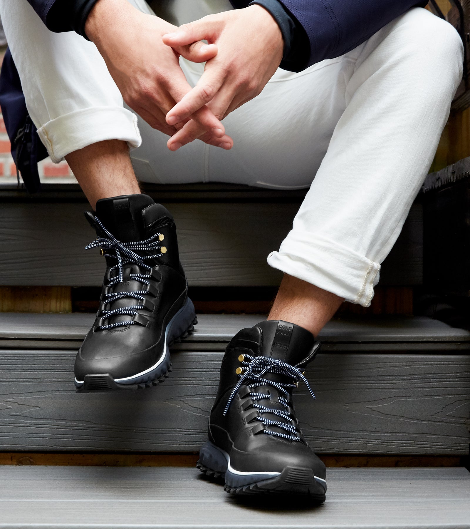 ColeHaan-ZERØGRAND All-Terrain Hiker Boot-c28489-Black Waterproof Leather-magnet