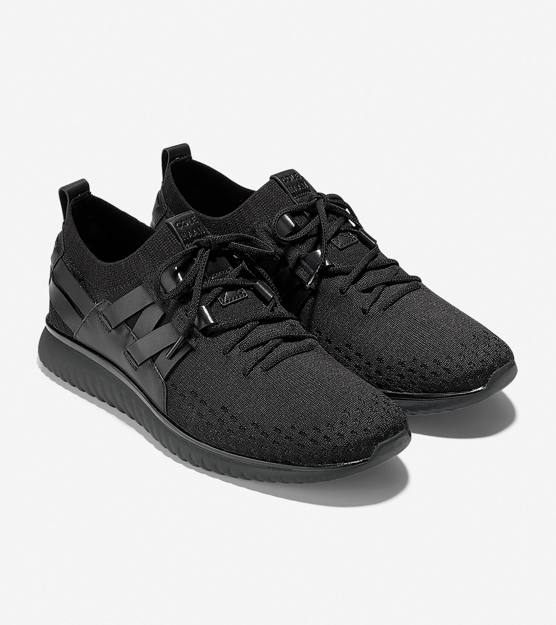 ColeHaan-GrandMøtion Woven Sneaker-c28528-Black Stitchlite™