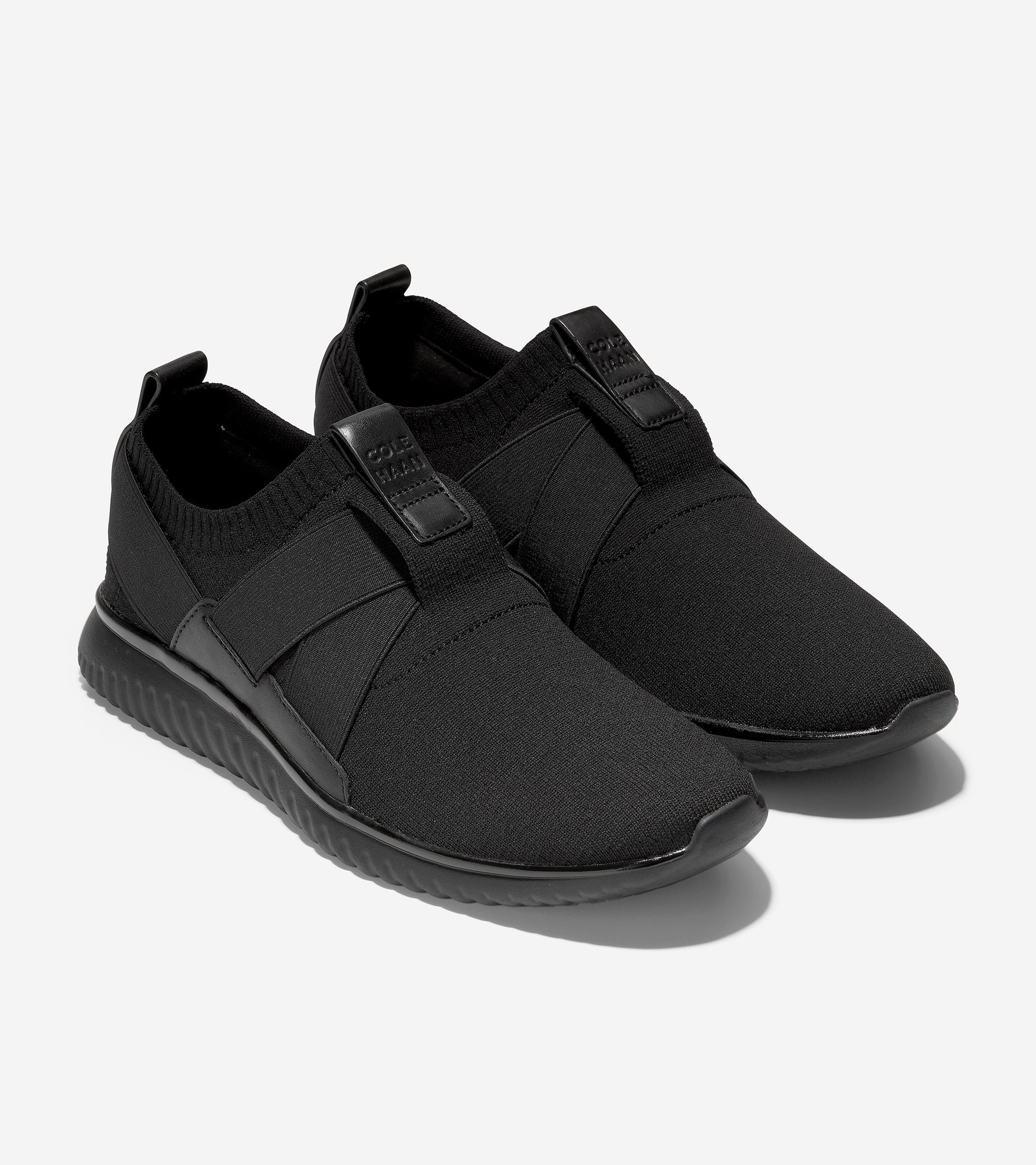 ColeHaan-GrandMøtion Slip-On Sneaker-c28878-Black Stitchlite™-Black