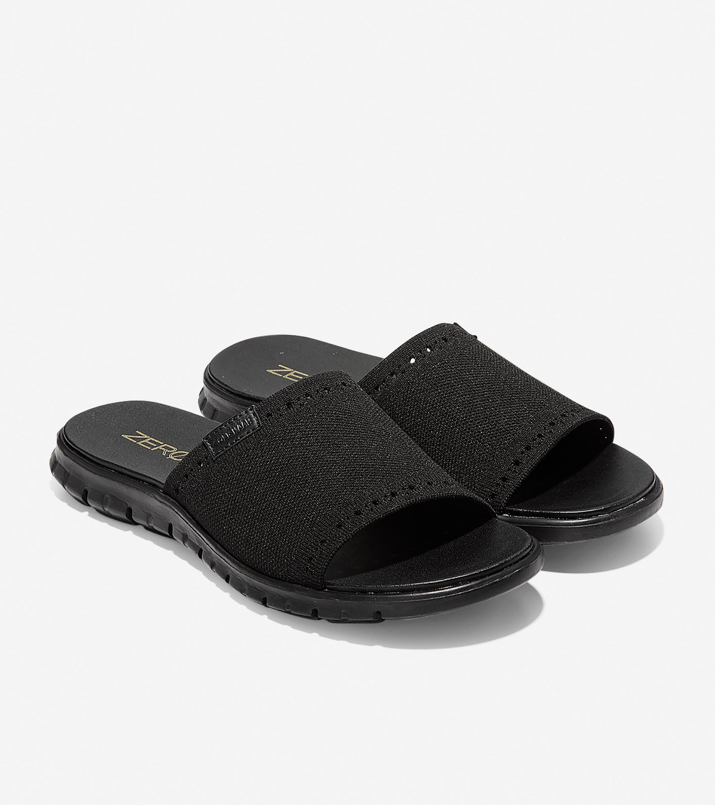 ColeHaan-ZERØGRAND Slide Sandal-c29359-Black Stitchlite™-Black