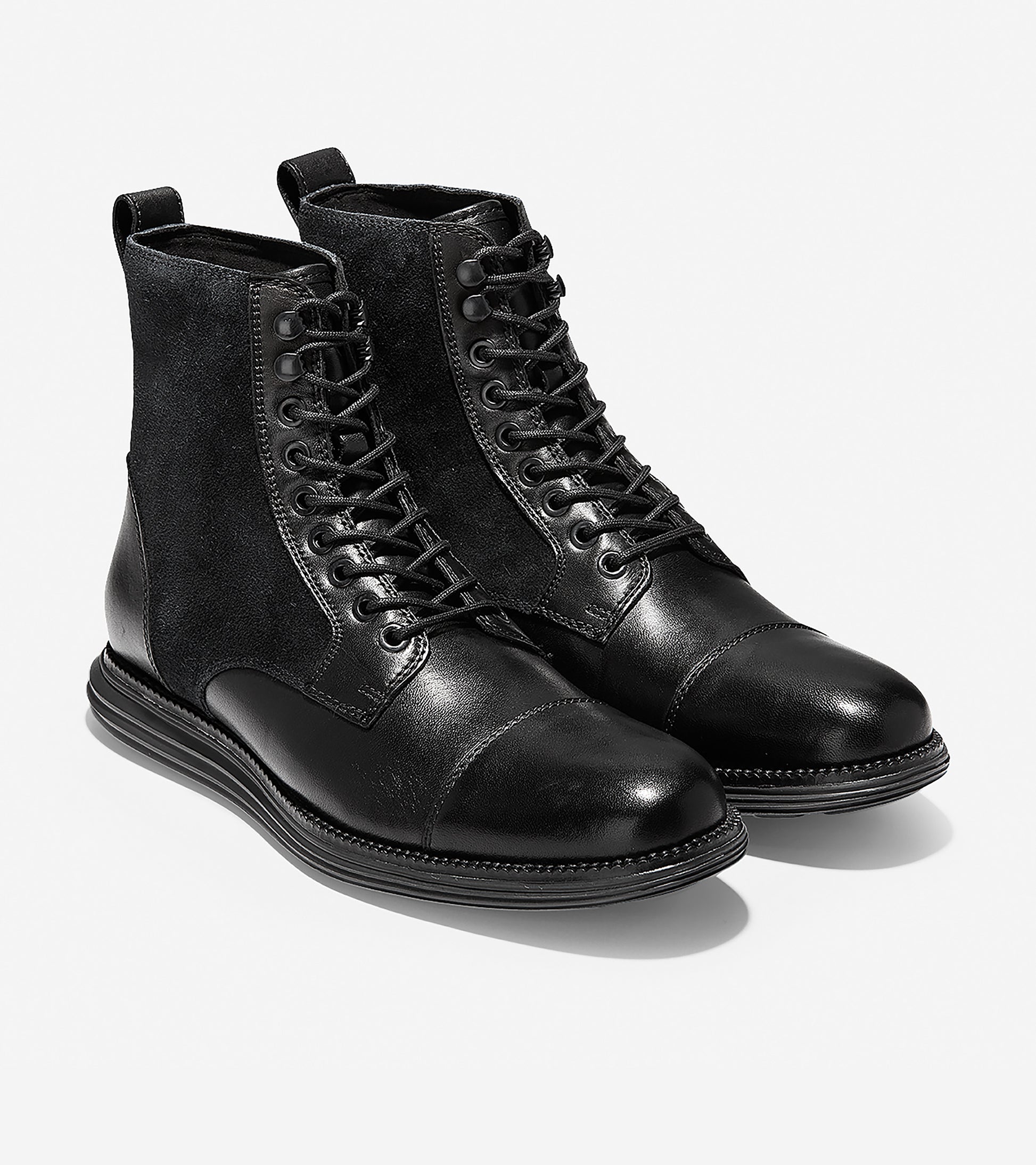 ColeHaan-ØriginalGrand Cap Toe Boot-c29455-Black-Black