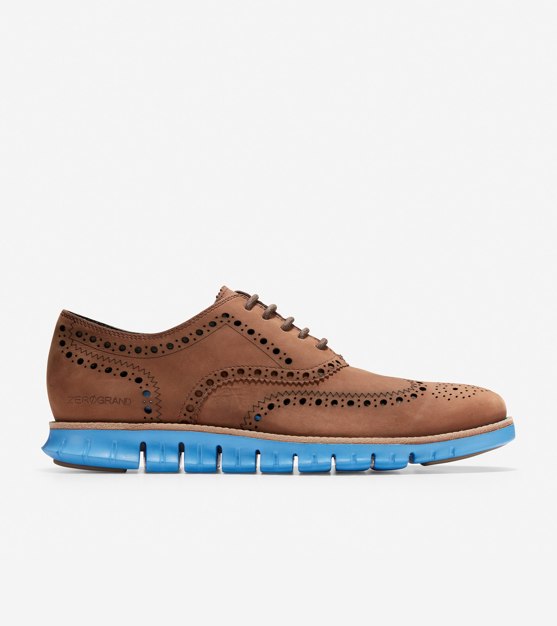 ColeHaan-ZERØGRAND Wingtip Oxford-c29673-Coffee Suede-Pacific Coast