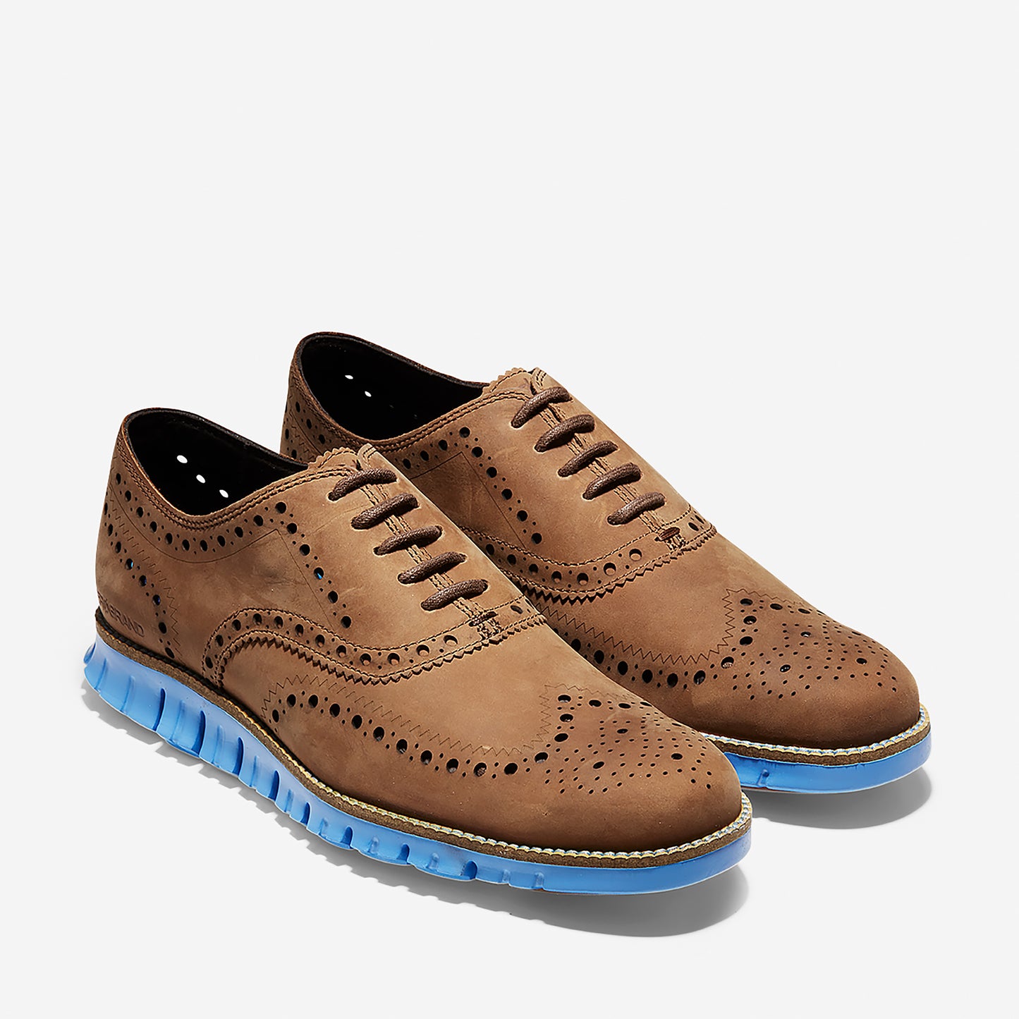 ColeHaan-ZERØGRAND Wingtip Oxford-c29673-Coffee Suede-Pacific Coast