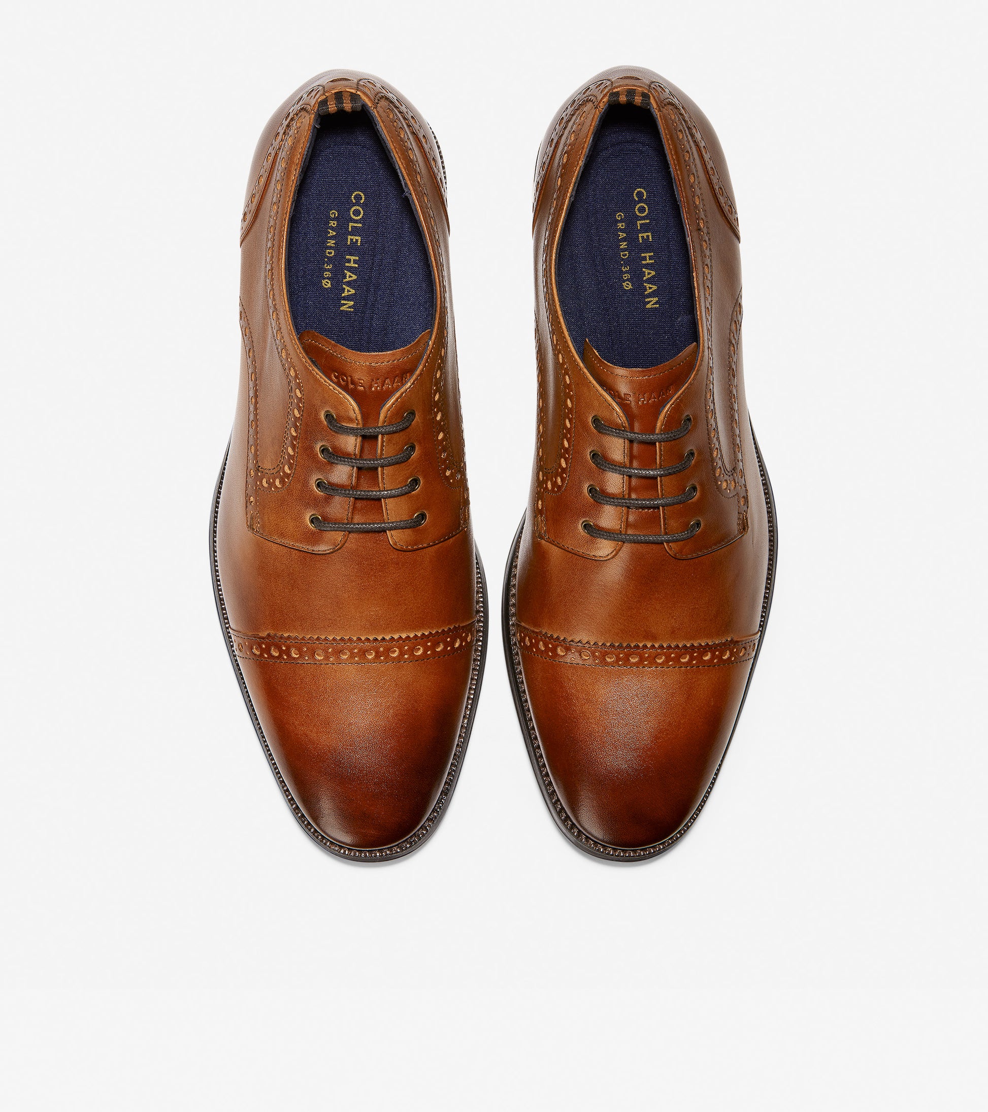 ColeHaan-Jefferson Grand 2.0 Cap Toe Oxford-c30097-British Tan