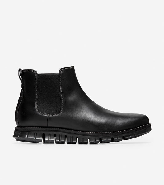 ColeHaan-ZERØGRAND Chelsea Boot-c30163-Black Leather