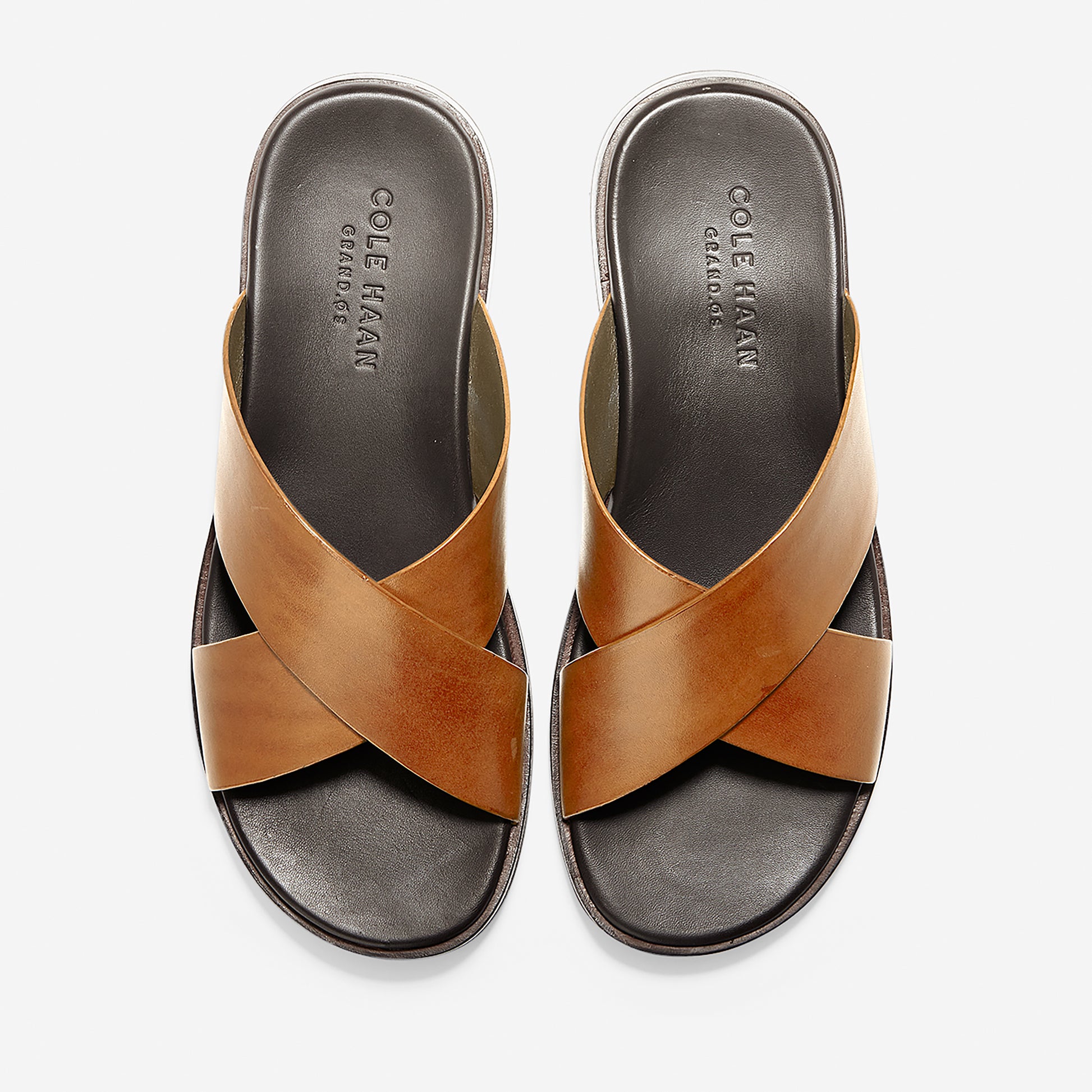 ColeHaan-Goldwyn 2.0 Crisscross Sandal-c30536-British Tan Smooth