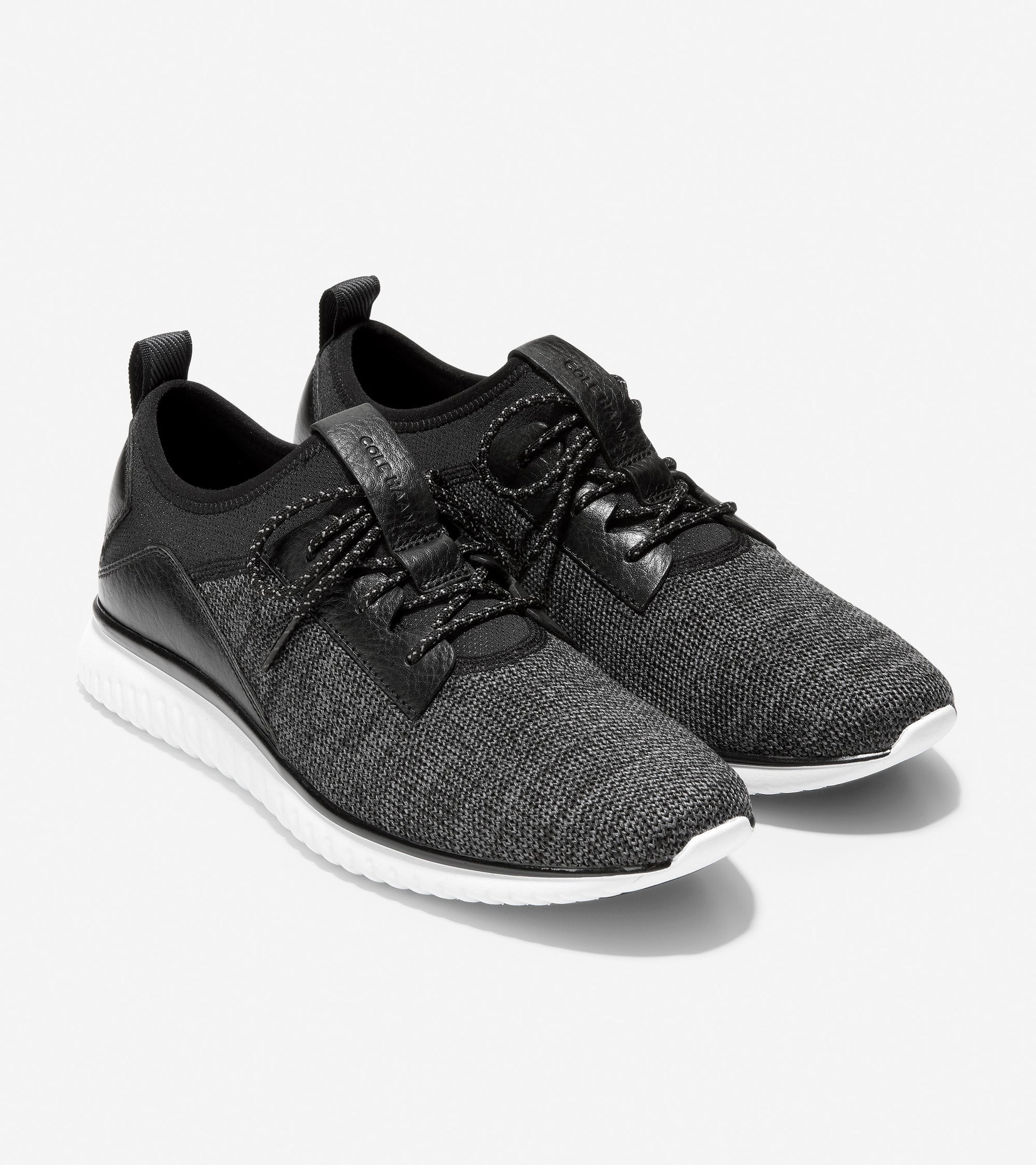 ColeHaan-GrandMøtion Stretch Sneaker-c30654-Black Knit