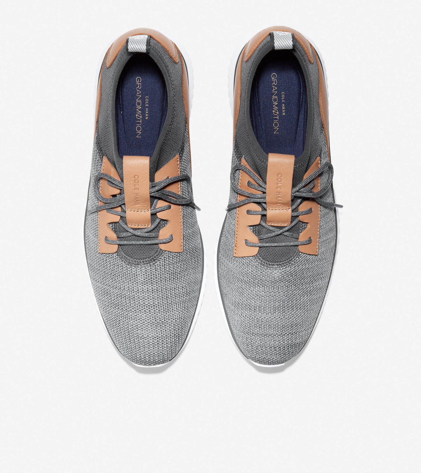 ColeHaan-GrandMøtion Stretch Sneaker-c30656-Grey Pinstripe Knit