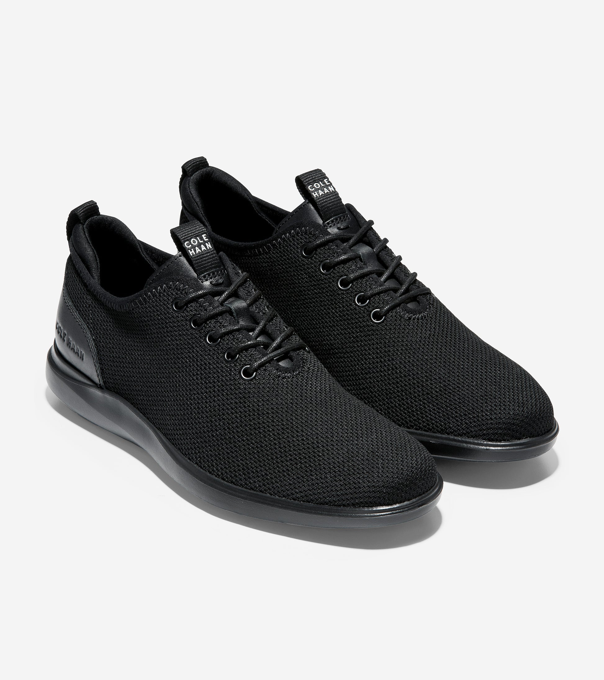 ColeHaan-Grand Plus Essex Distance Oxford-c30818-Black Knit
