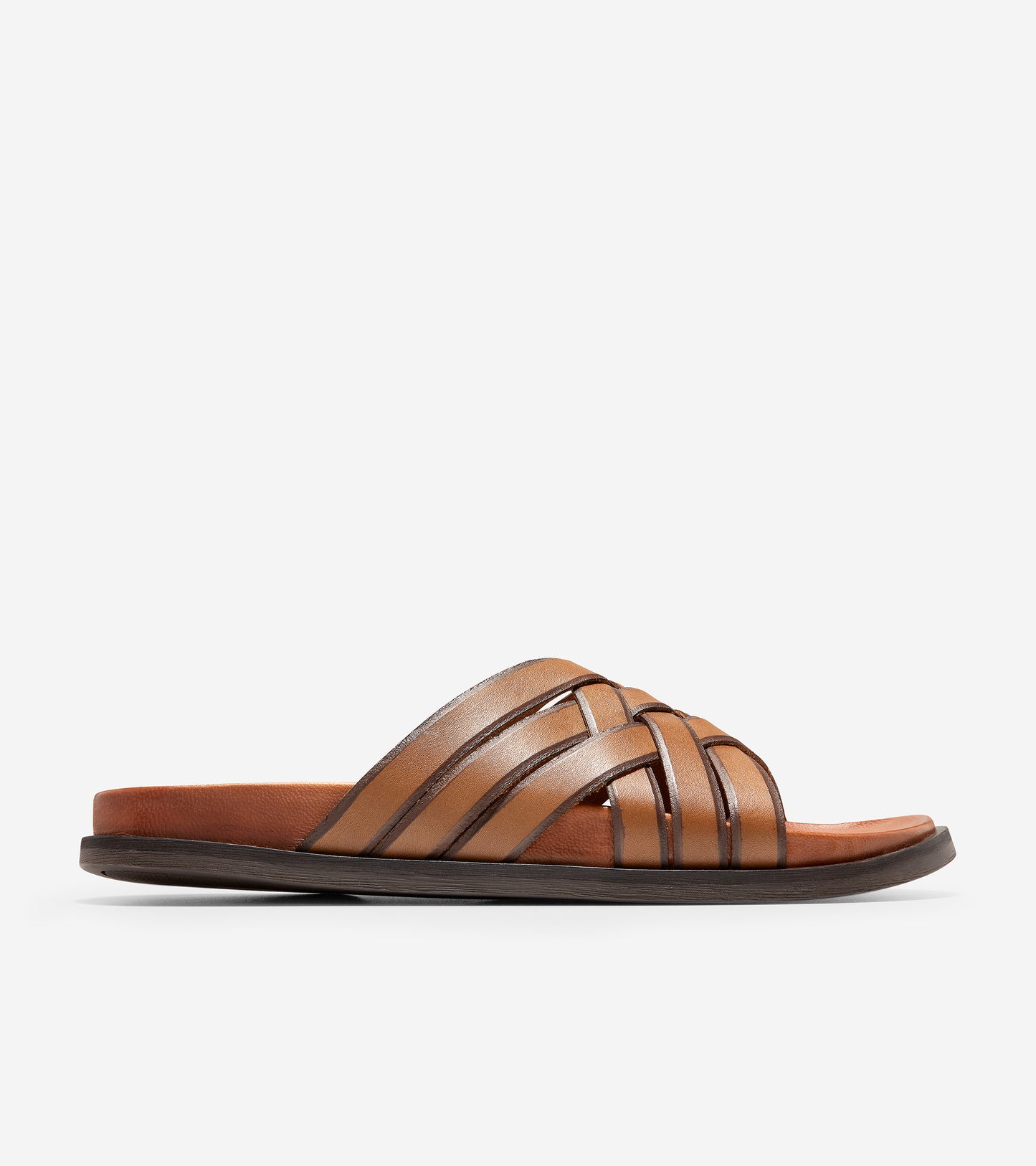 ColeHaan-Feathercraft Slide Sandal-c30861-Medium Roast-Dark Roast