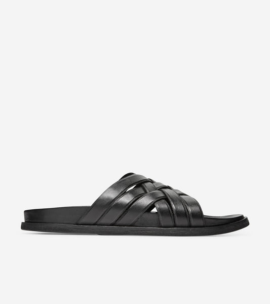 ColeHaan-Feathercraft Slide Sandal-c30863-Black