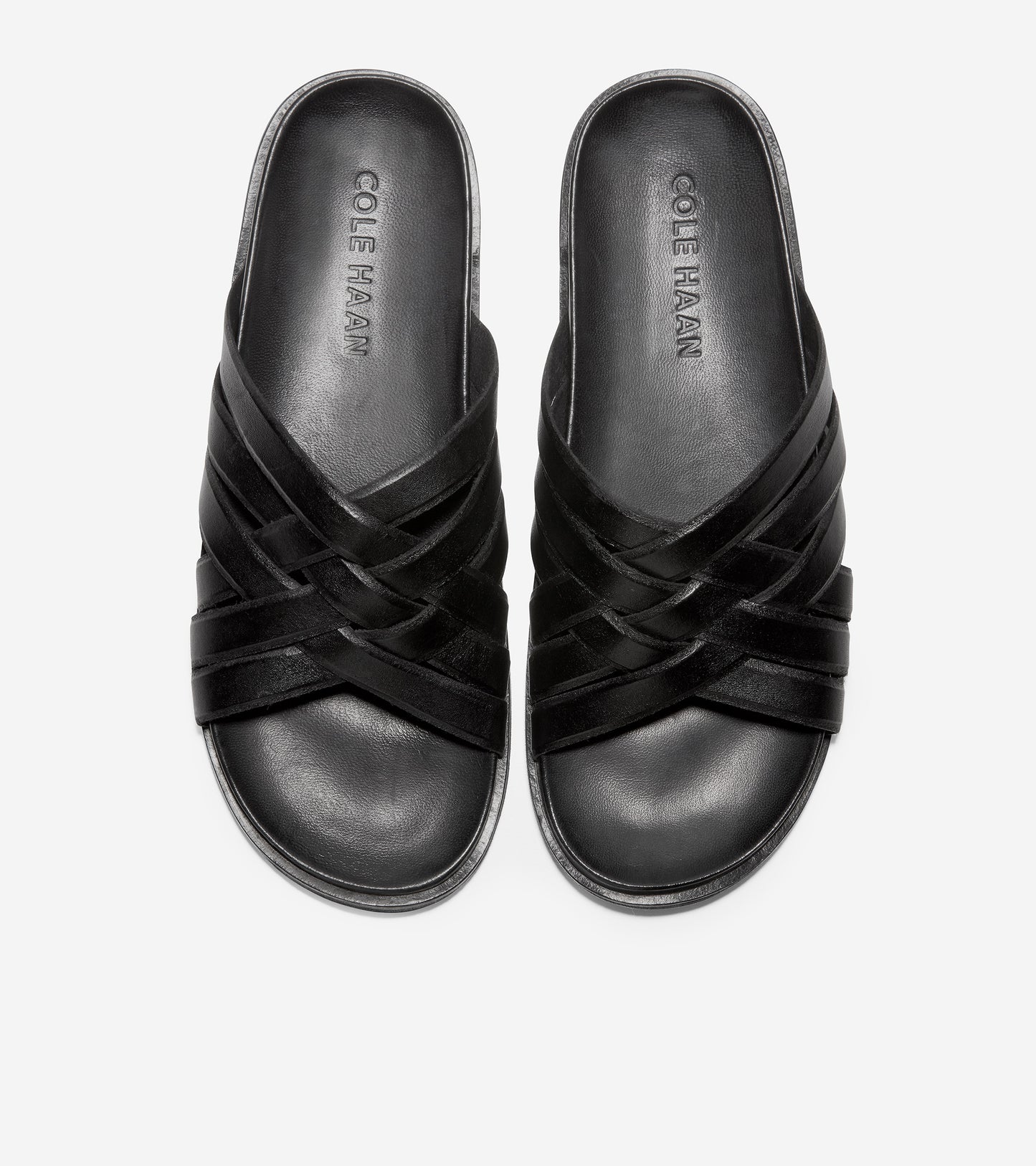 ColeHaan-Feathercraft Slide Sandal-c30863-Black