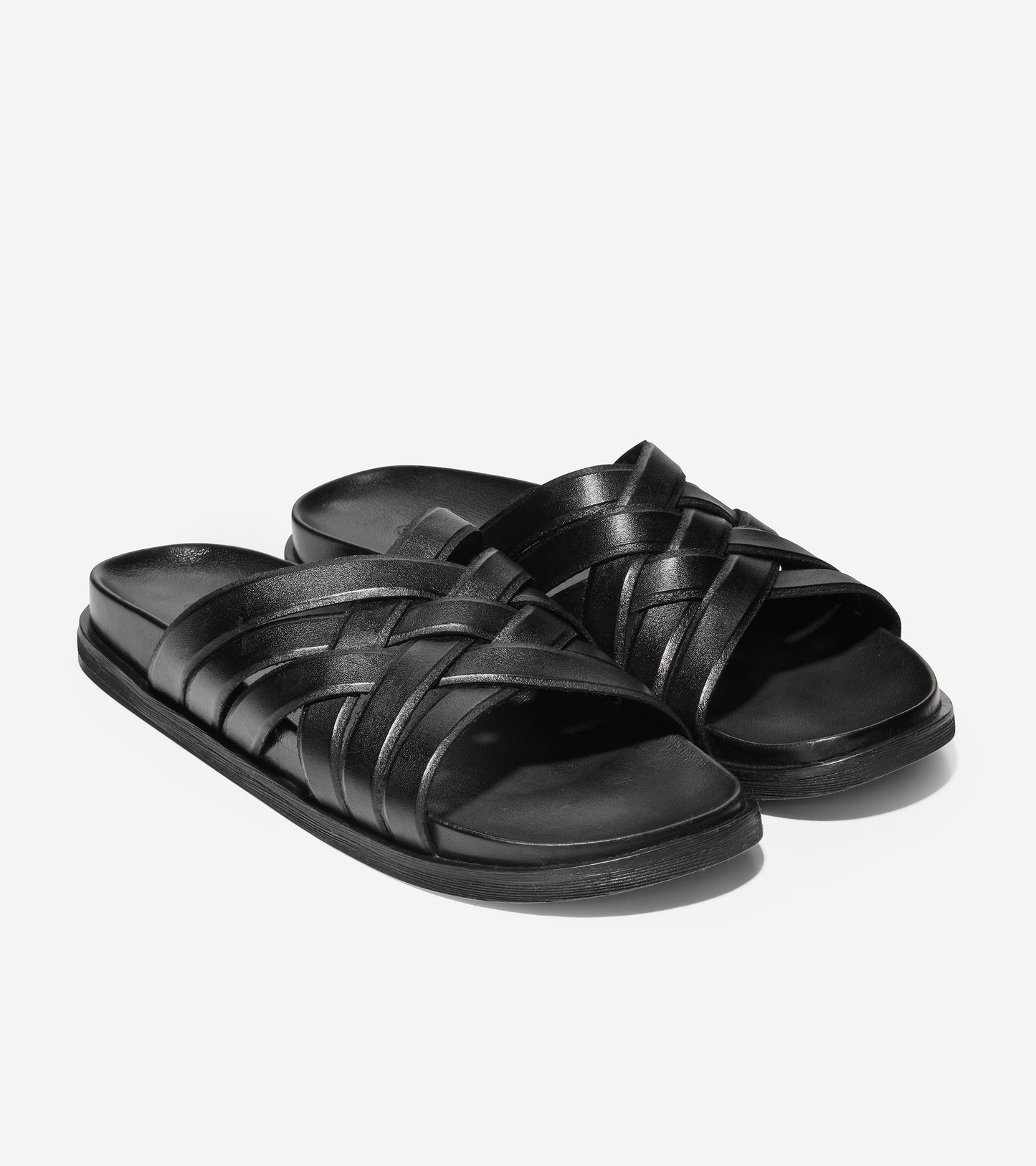 ColeHaan-Feathercraft Slide Sandal-c30863-Black