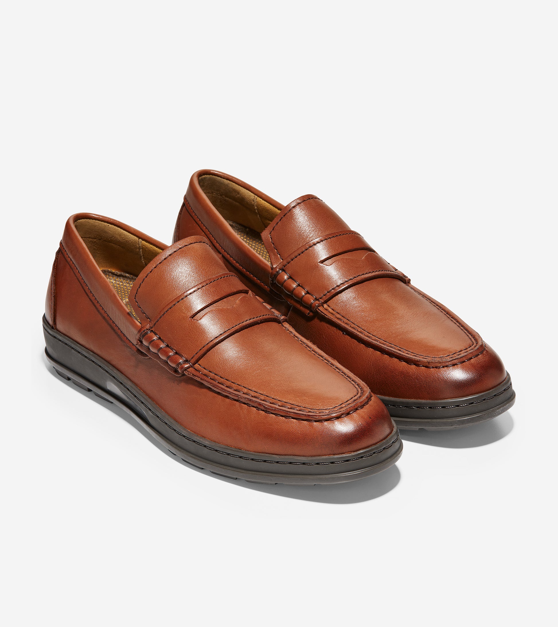 ColeHaan-Hamlin Traveler Penny Loafer-c30932-British Tan Handstain Leather