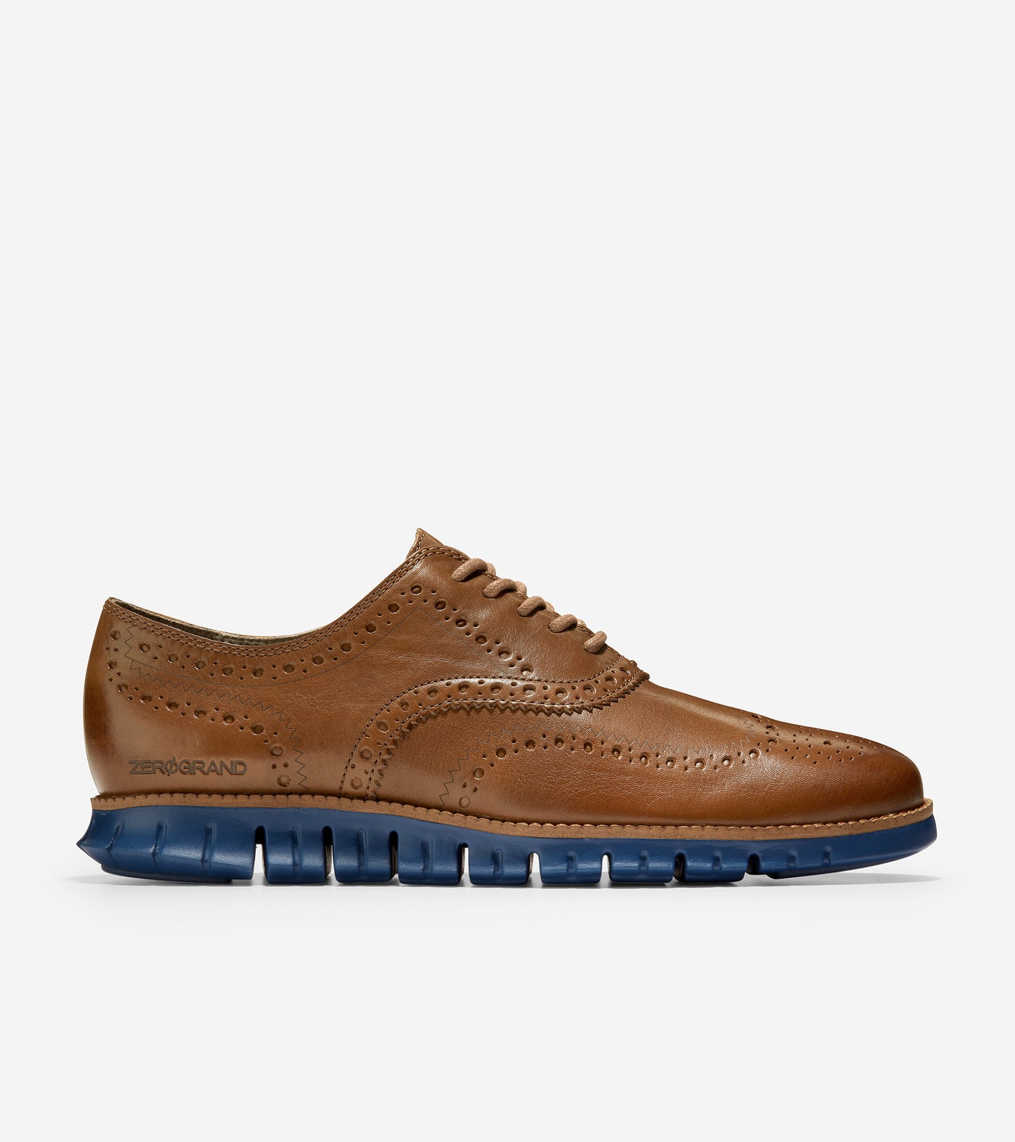 ColeHaan-ZERØGRAND Wingtip Oxford-c31167-Medium Roast Leather-Indigo
