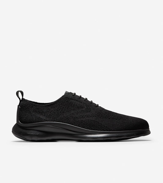 ColeHaan-3.ZERØGRAND Wingtip Oxford-c31184-Black Stitchlite™-Black