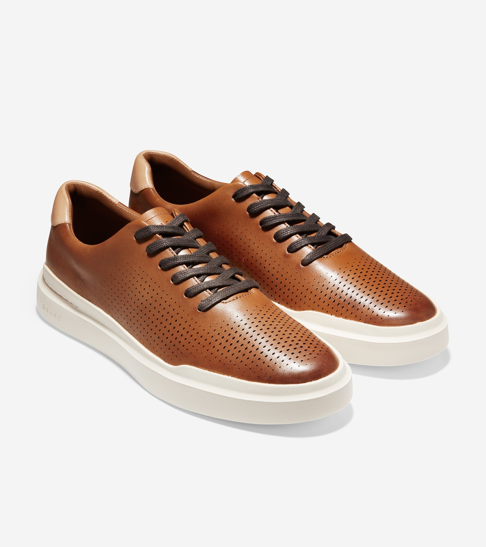 ColeHaan-GrandPrø Rally Laser Cut Sneaker-c31218-British Tan-Ivory