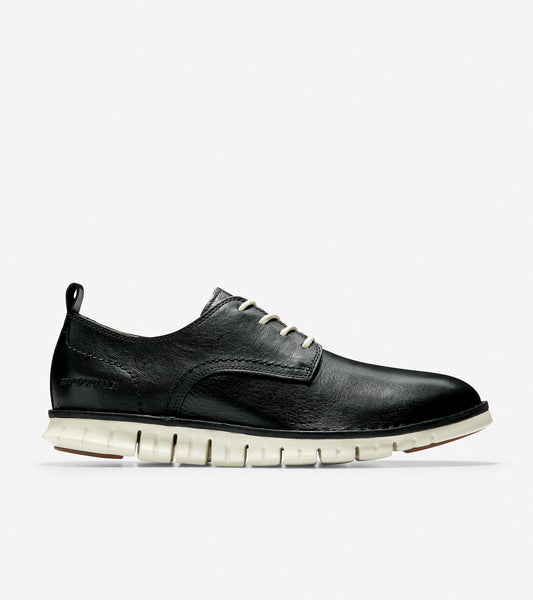 ColeHaan-ZERØGRAND Stitchout Oxford-c31261-Black Leather-Ivory