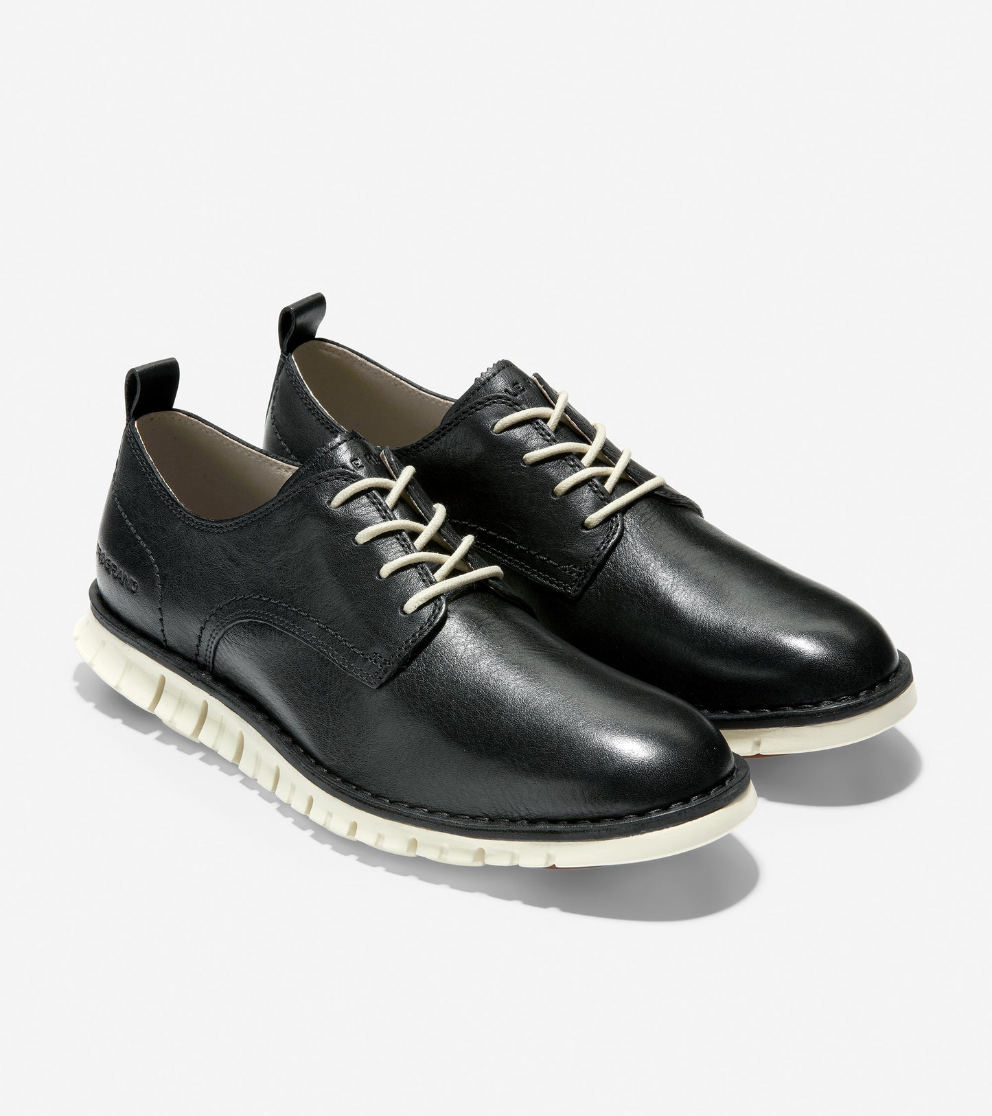 ColeHaan-ZERØGRAND Stitchout Oxford-c31261-Black Leather-Ivory