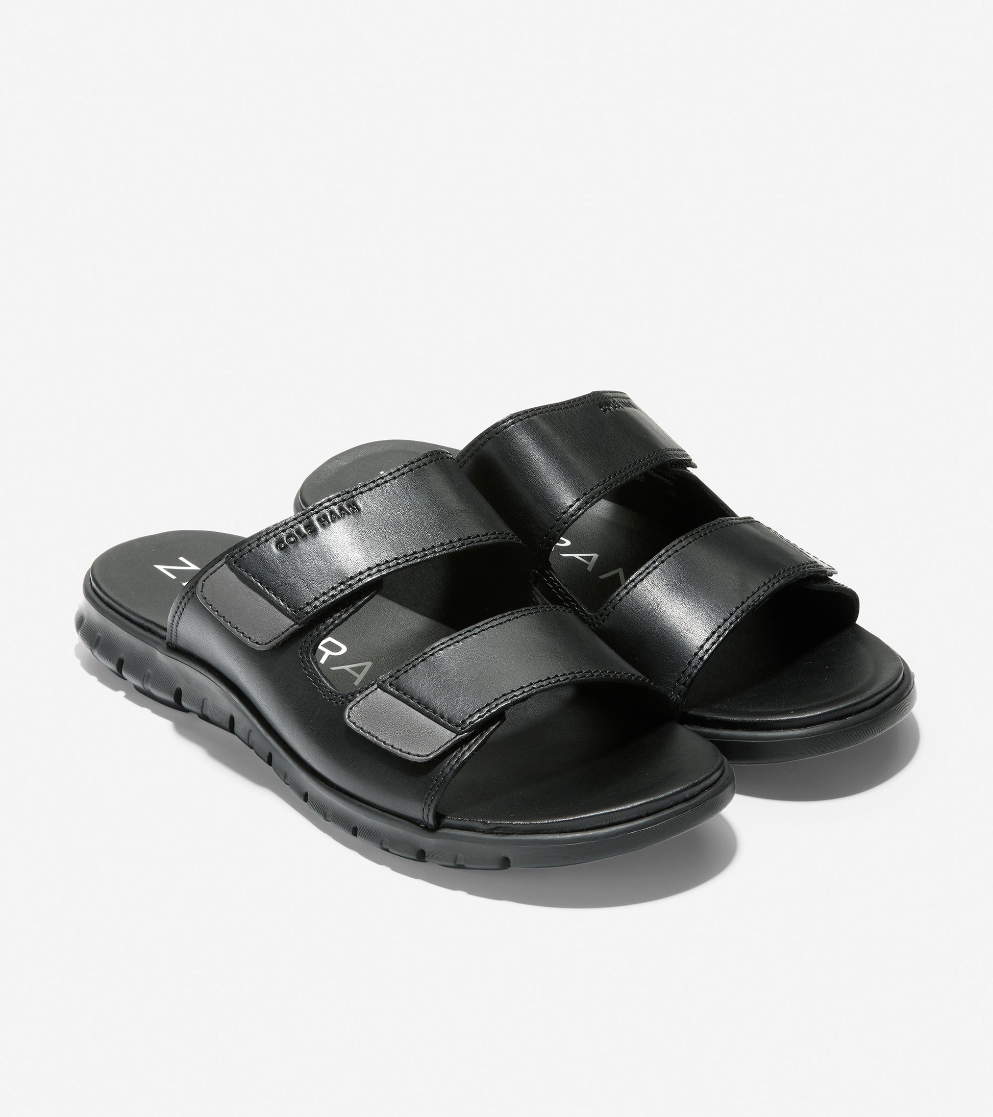 ColeHaan-ZERØGRAND Multi-Strap Slide Sandal-c31378-Black