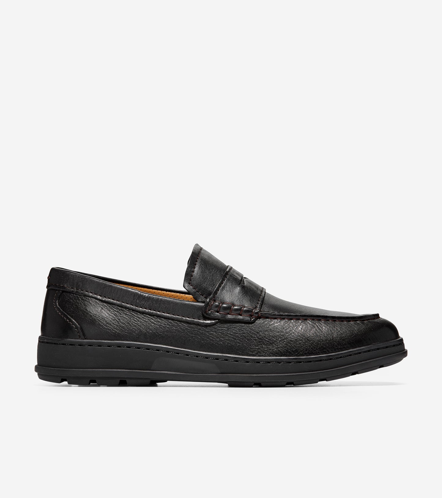 ColeHaan-Hamlin Traveler Penny Loafer-c31397-Black Leather
